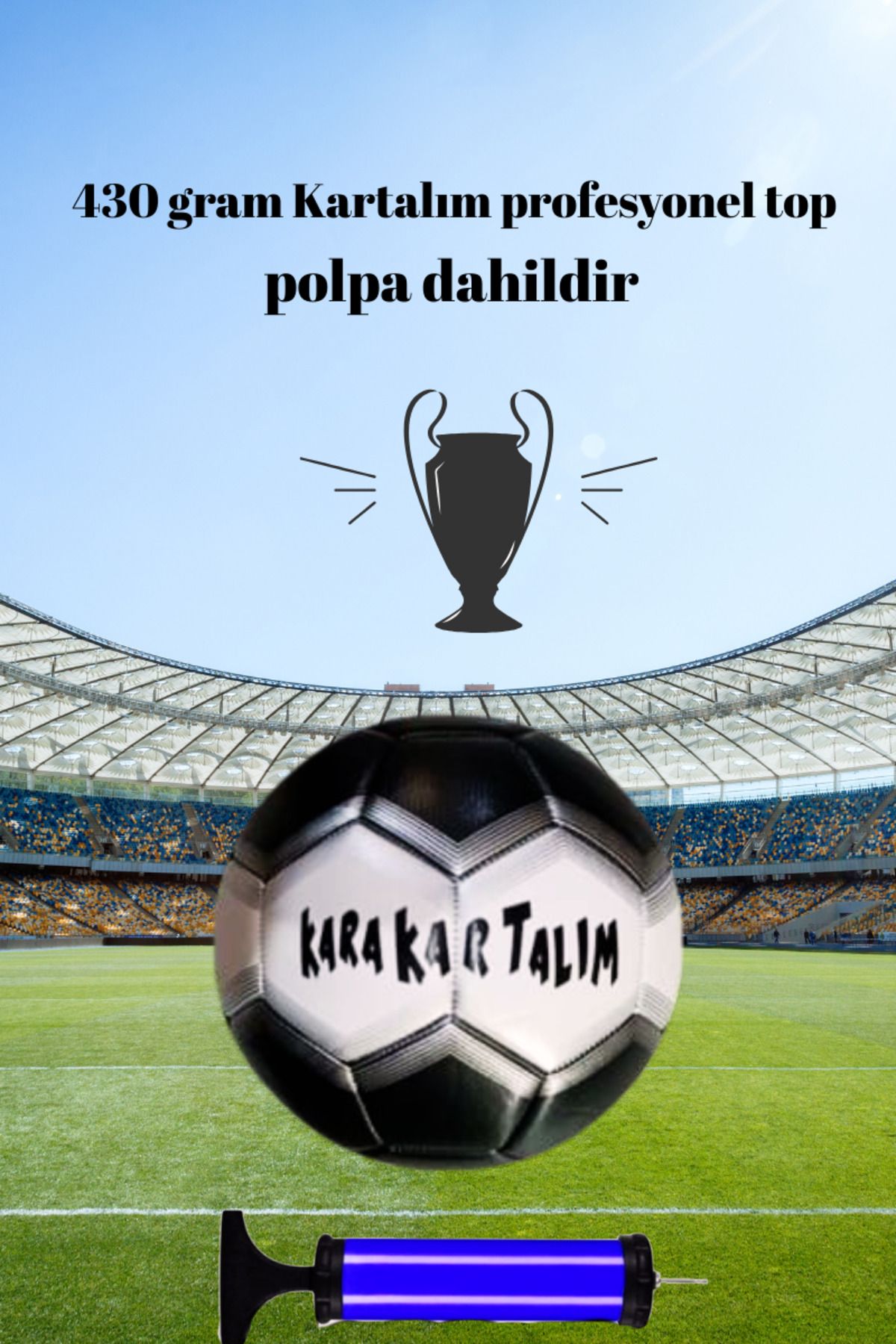 starex Fifa Süperlig Kartalımfutbol Topu 430 gram Kaliteli Maç Ve Antreman Pompa Hediyeli