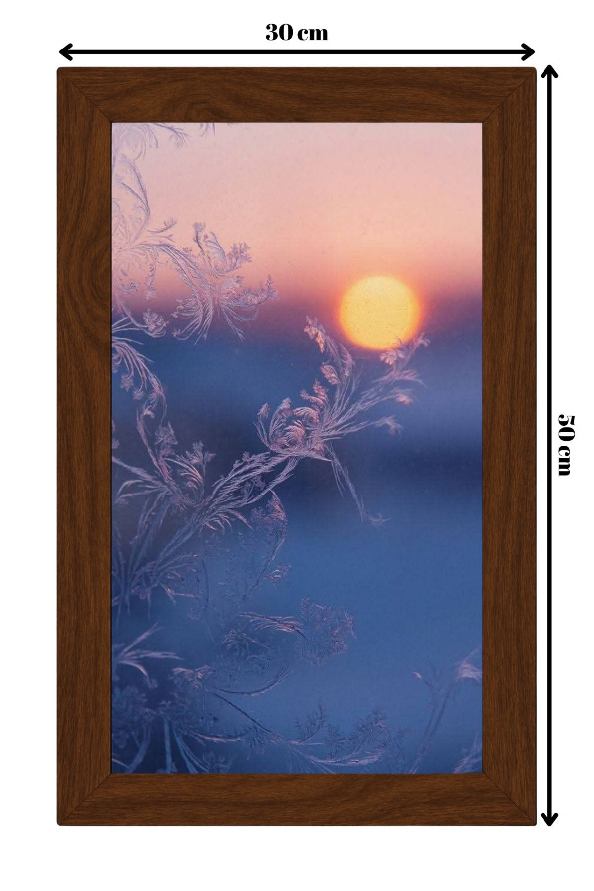 ColorCraft SERAMİK ÜZERİNE AHŞAP ÇERÇEVELİ 30x50cm TABLO NO:55