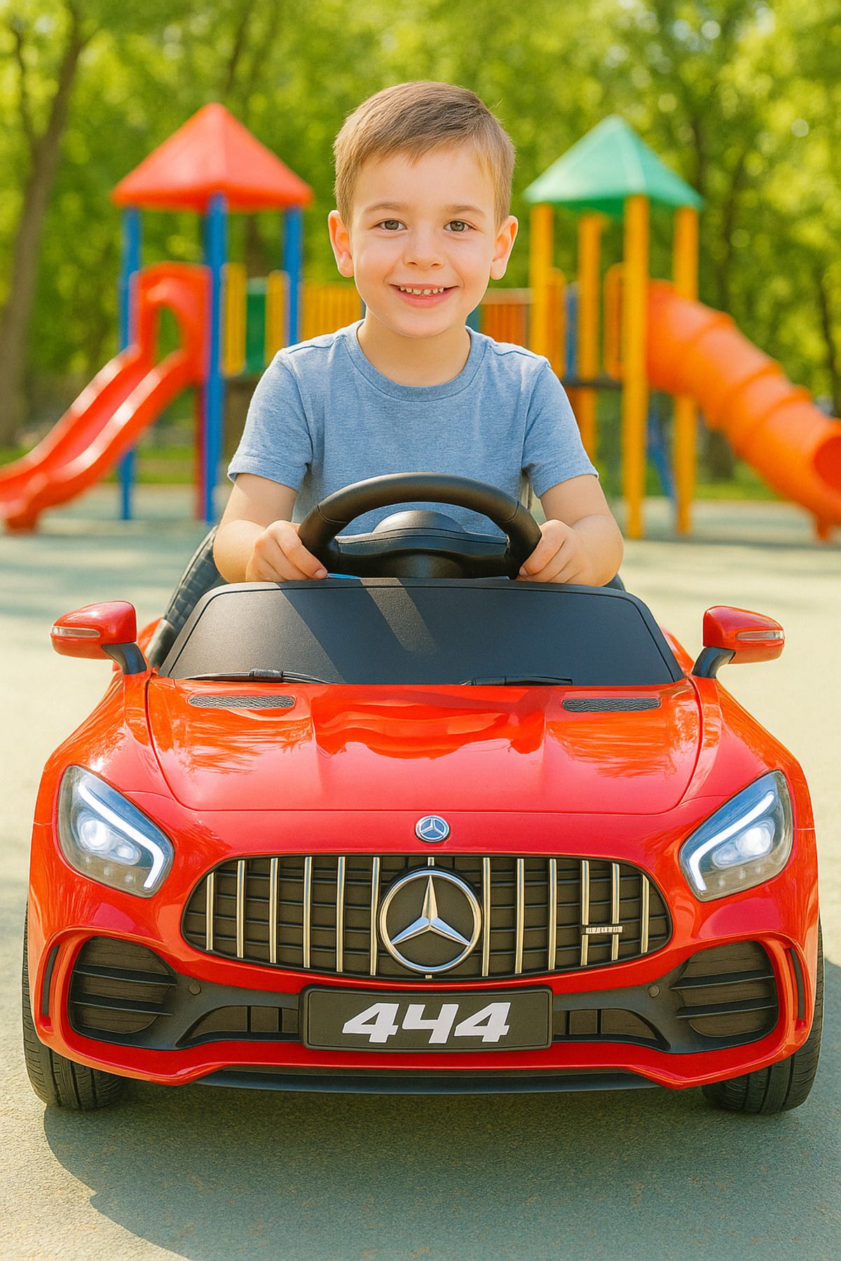 Sever Mercedes Gtr 12 Volt Akülü Araba | Uzaktan Kumandalı Spor Tasarım Çocuk Arabası