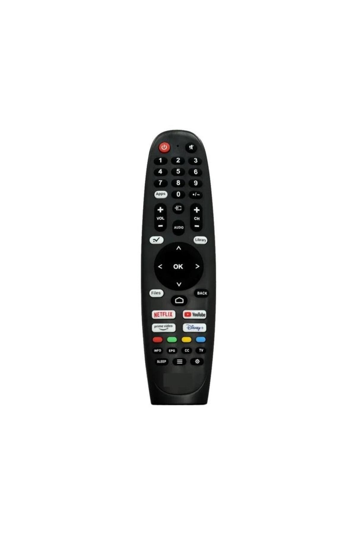 TAYFUN Fobem ML50EW8000F İle Uyumlu Smart Led Tv Kumanda-Mikrofonsuz