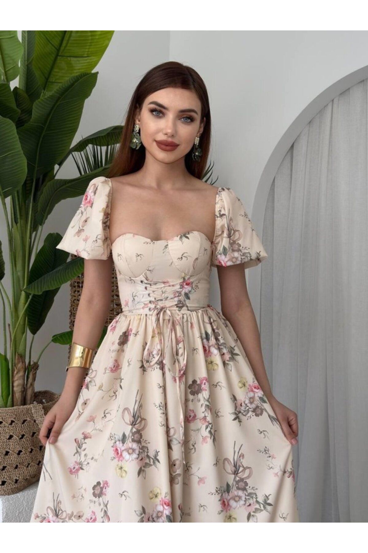 anizmir Camila Bağlamalı Elbise