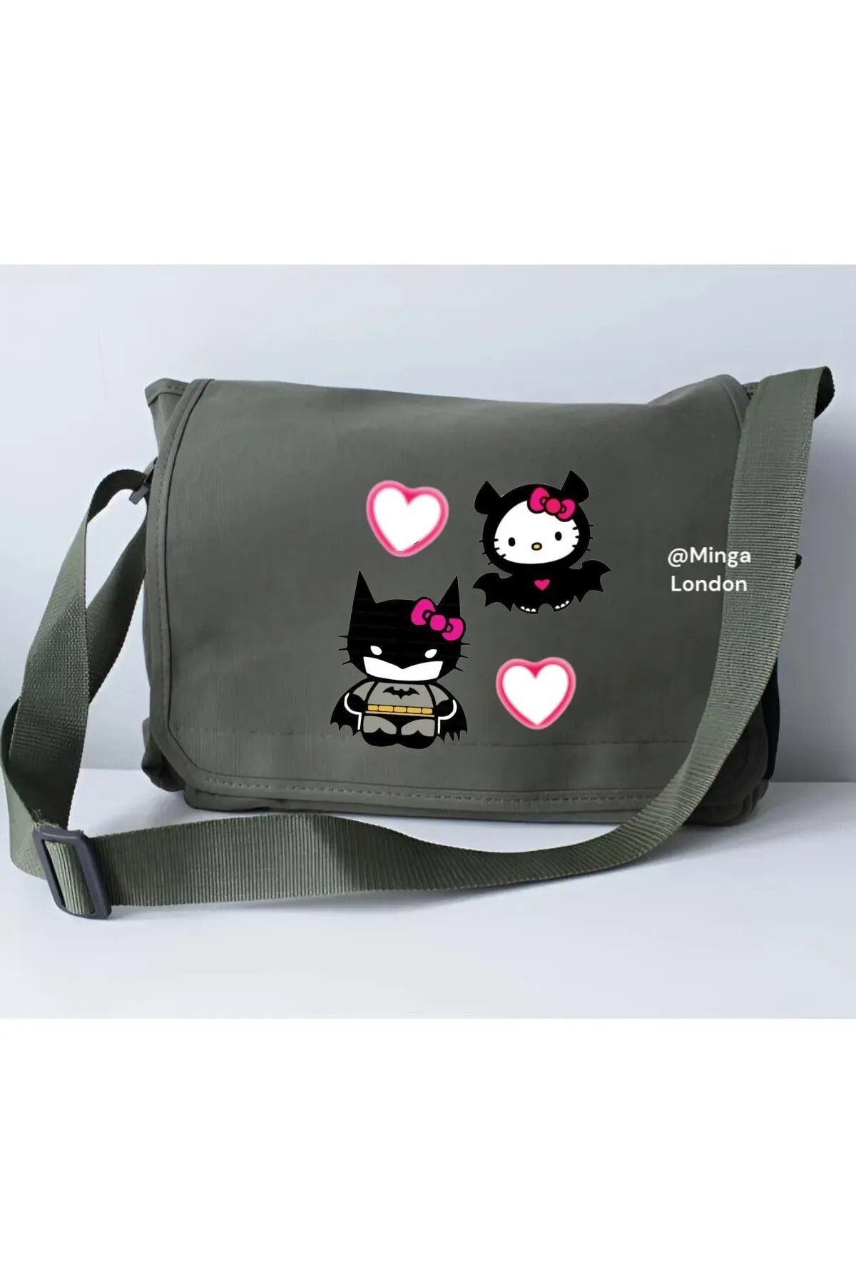 weywot Haki SuperHero & Hello Kitty Okul, Kurs , Dershane Postacı Çantası