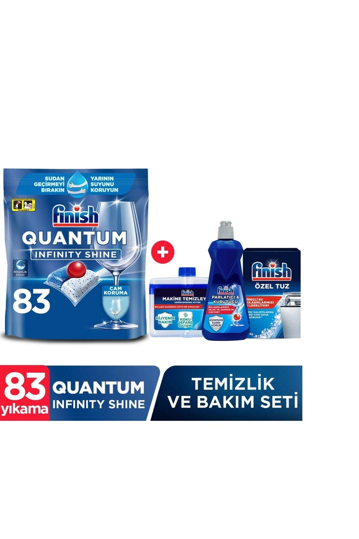 Fairy Infinity 83 Kapsül Bulaşık Makinesi Deterjanı Tableti + Temizlik Ve Bakım Seti