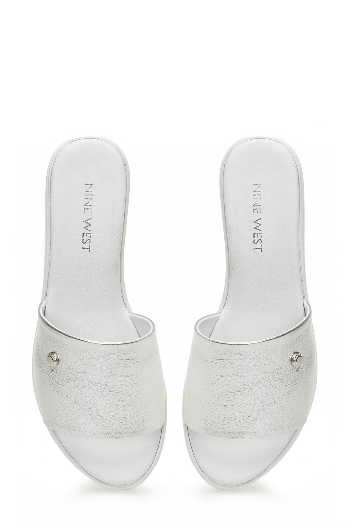 Nine West-Fenora Silver Women's Slippers 4