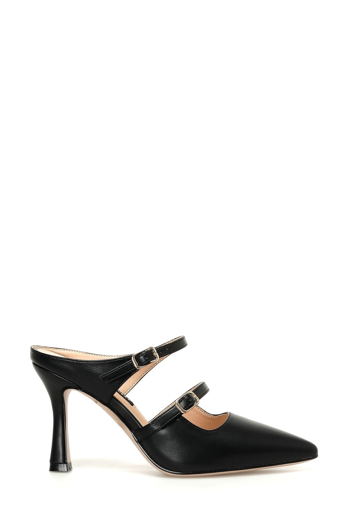 Nine West Trelvox Siyah Kadın Topuklu Terlik