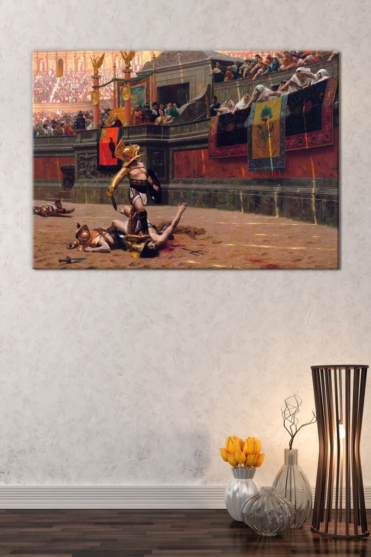 Morfil Sanat Atölyesi Jean Leon Gerome Pollice Verso Kanvas Tablo