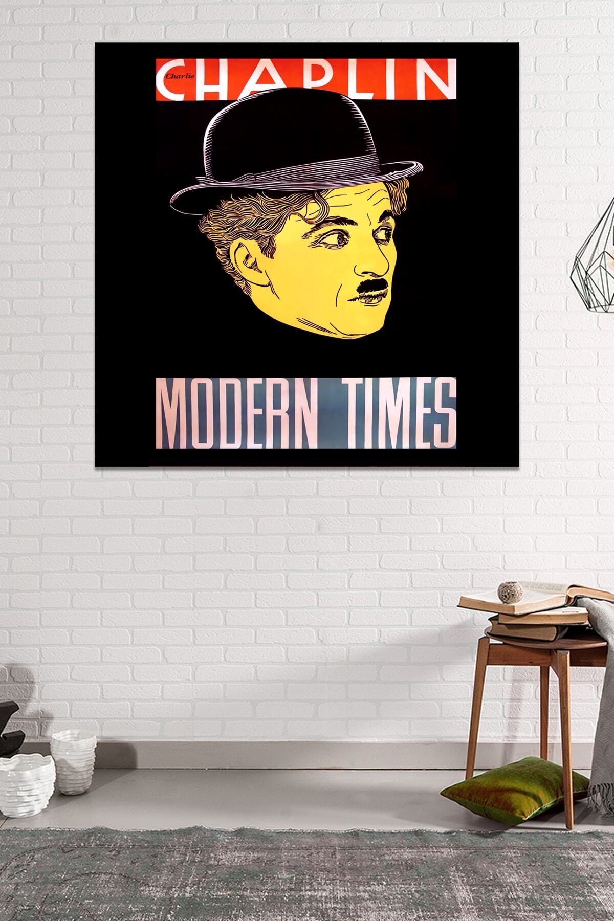 Morfil Sanat Atölyesi Charlie Chaplin Modern Times Modern Zamanlar Kanvas Tablo