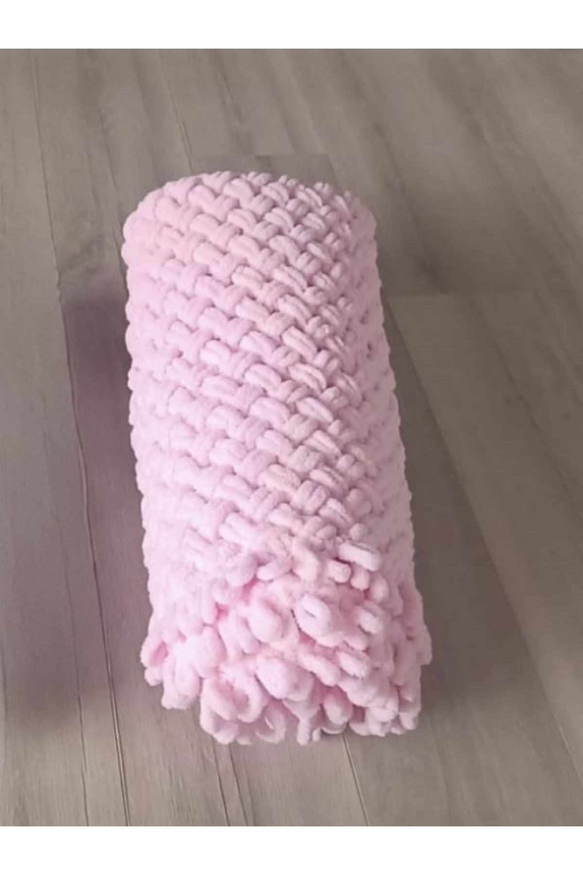 mağazanisan Premium Chenille El Yapımı Bebek Battaniyesi
