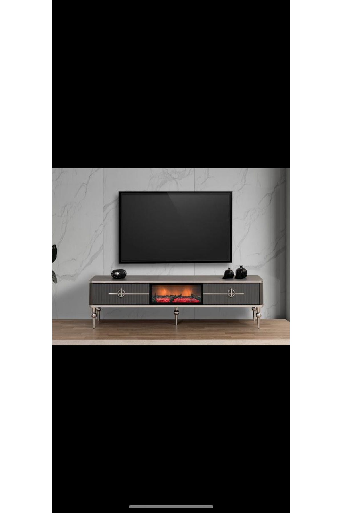 LNDHOME STORE ASEL ŞÖMİNELİ TV ÜNİTESİ