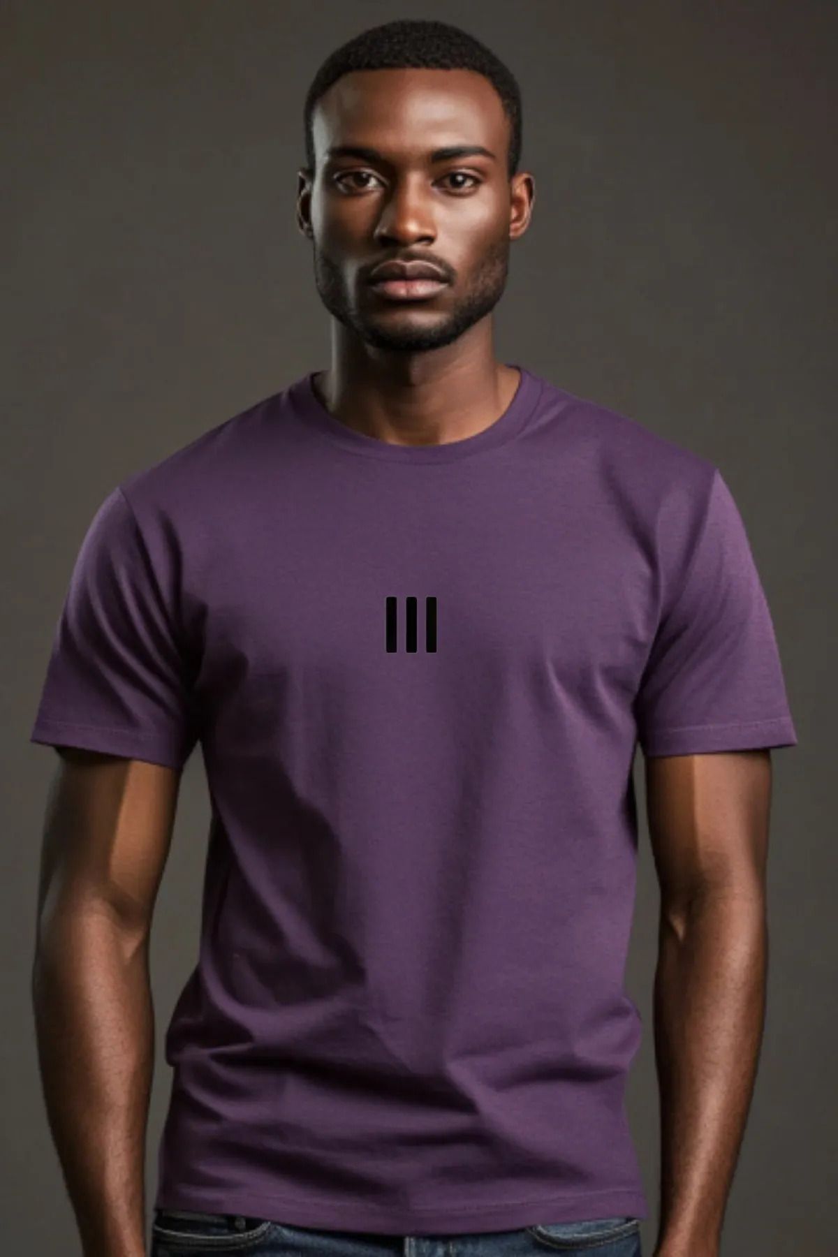 FeaR LeeS 3 Çizgi Baskılı Oversize T-shirt