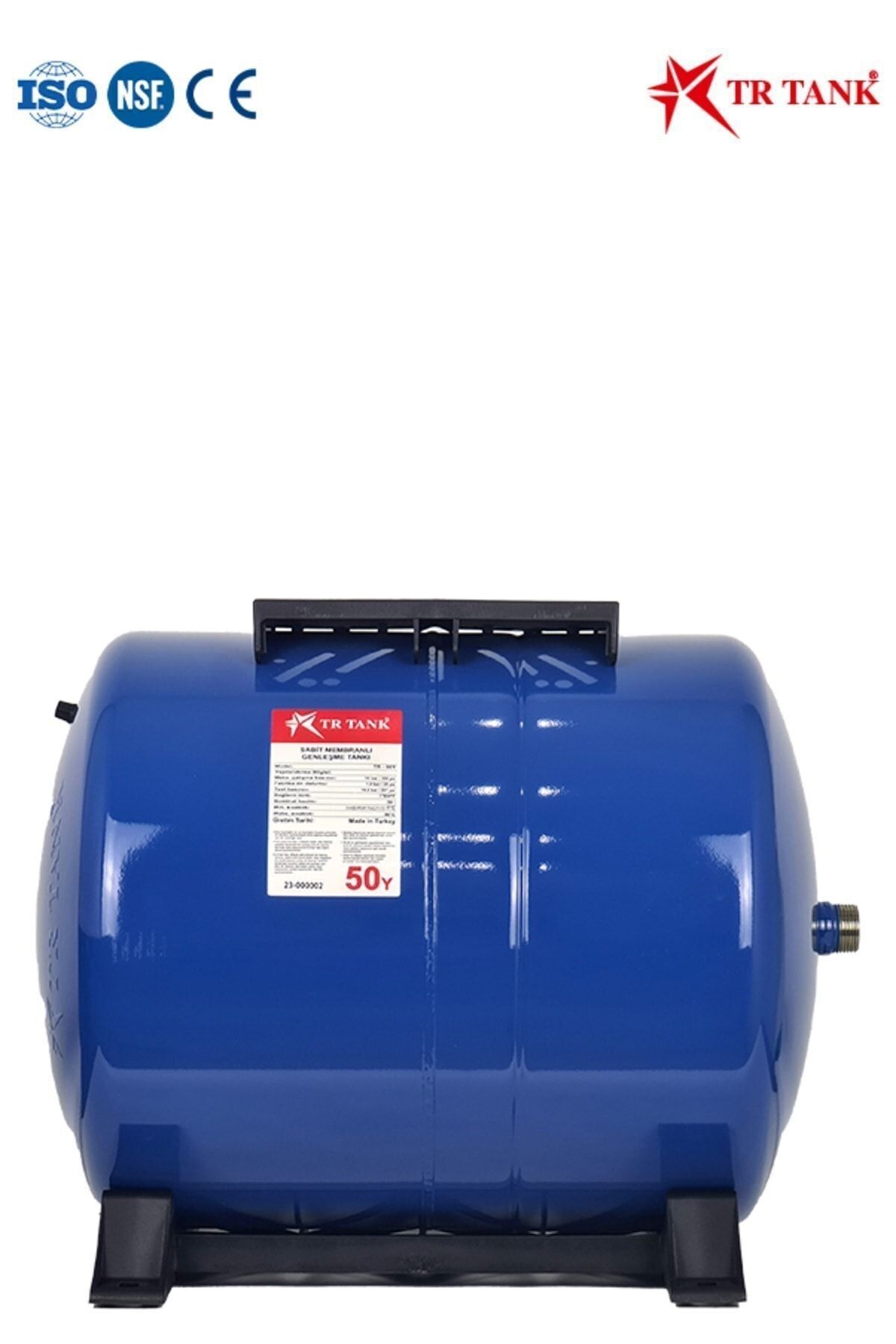 Filter Store Trtank Profesyonel 50 Litre Yatay Ayaklı Nsf Membranlı Hidrofor Genleşme Tankı