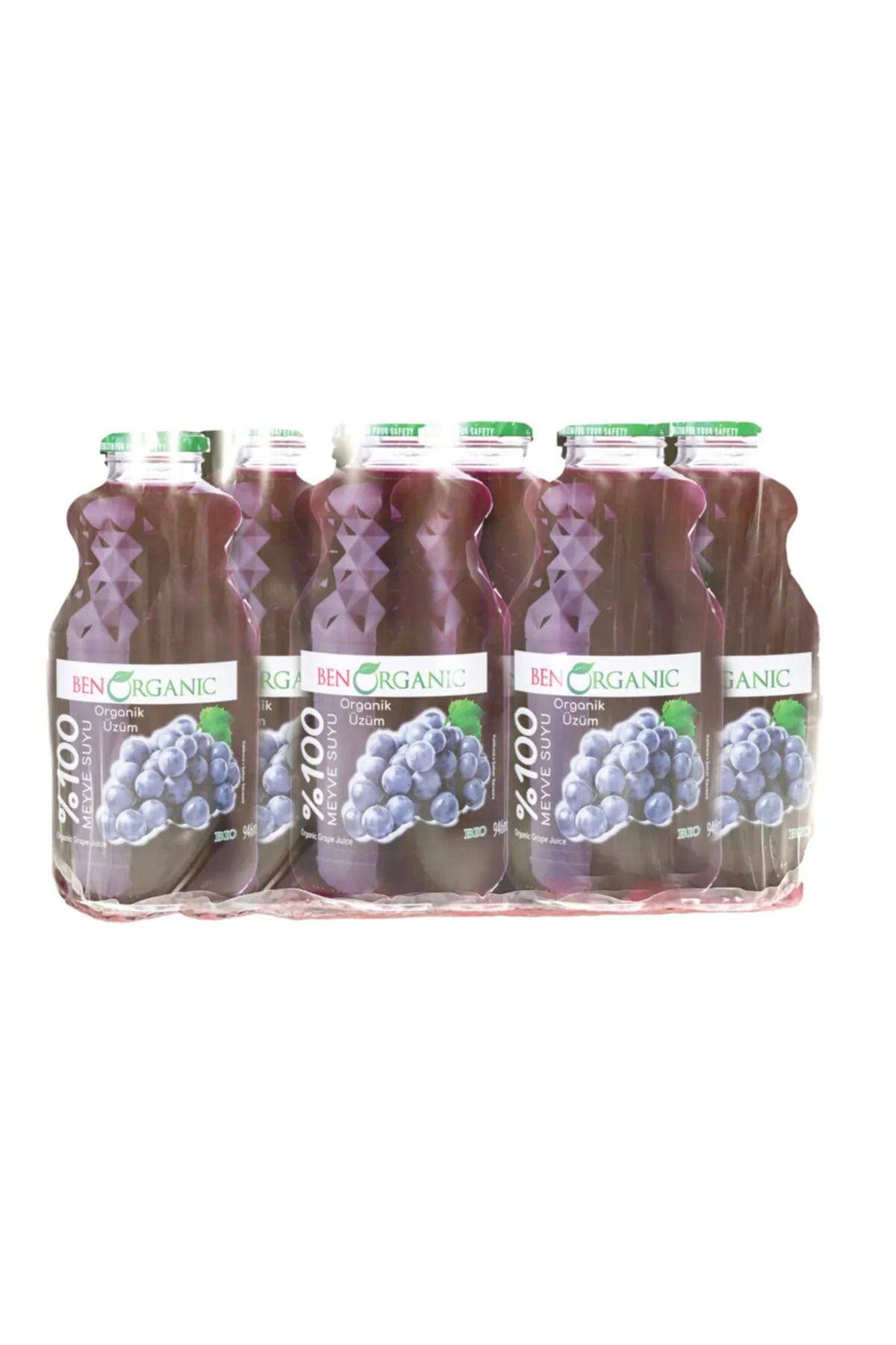 Benorganic Organik Üzüm Suyu 6 X 1 LT