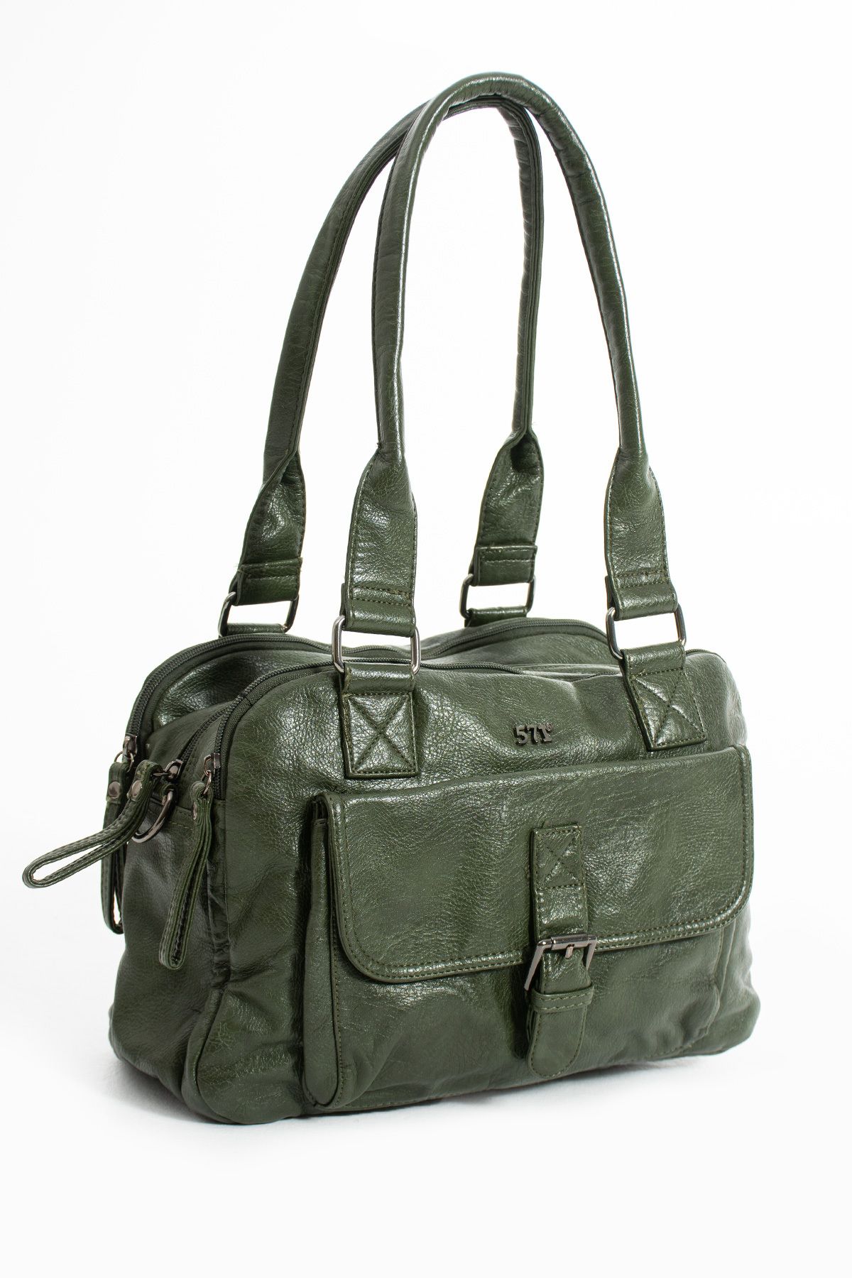 yuzuco Vintage Suni Deri Omuz Çantası (Model: 571-13-13K)