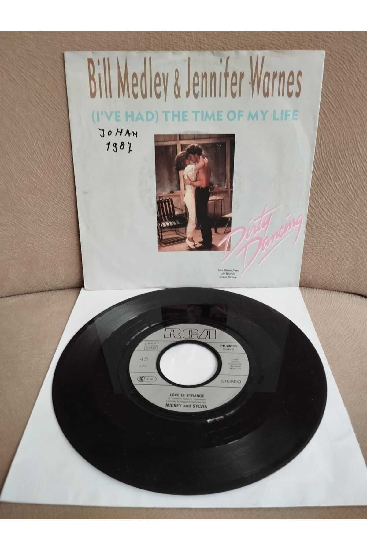 Plakperest Bill Medley & Jennifer Warnes – (I’ve Had) The Time Of My Life -1987 Almanya Basım 45 lik Plak-2.EL