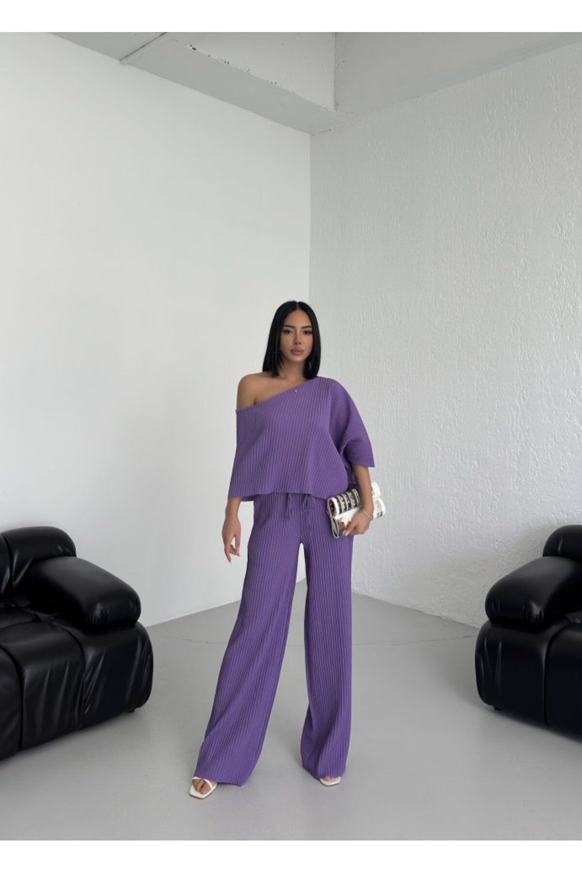 ARUZ MODA KAYIK YAKA PAMELA TAKIM