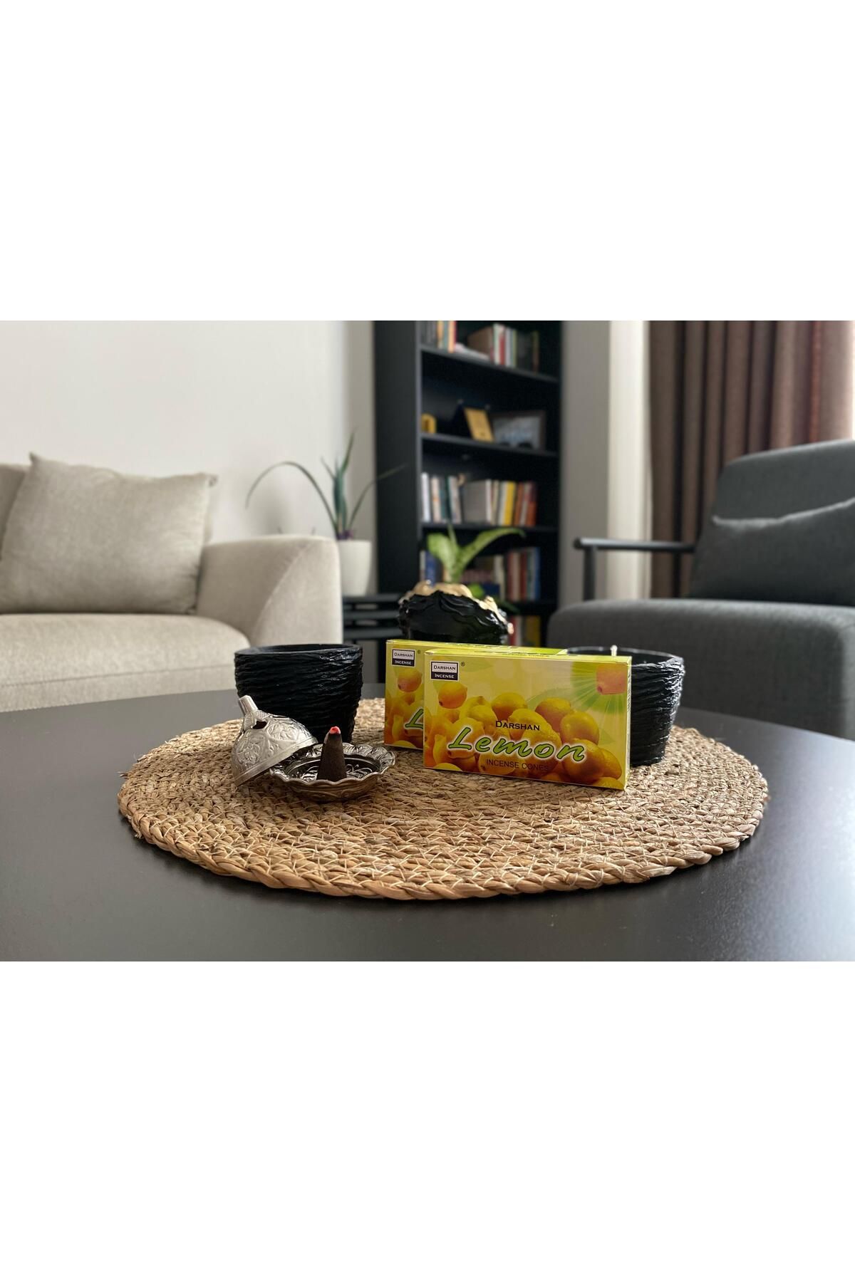 HEDİYESELİ Limon Konik Tütsü 10 Adet