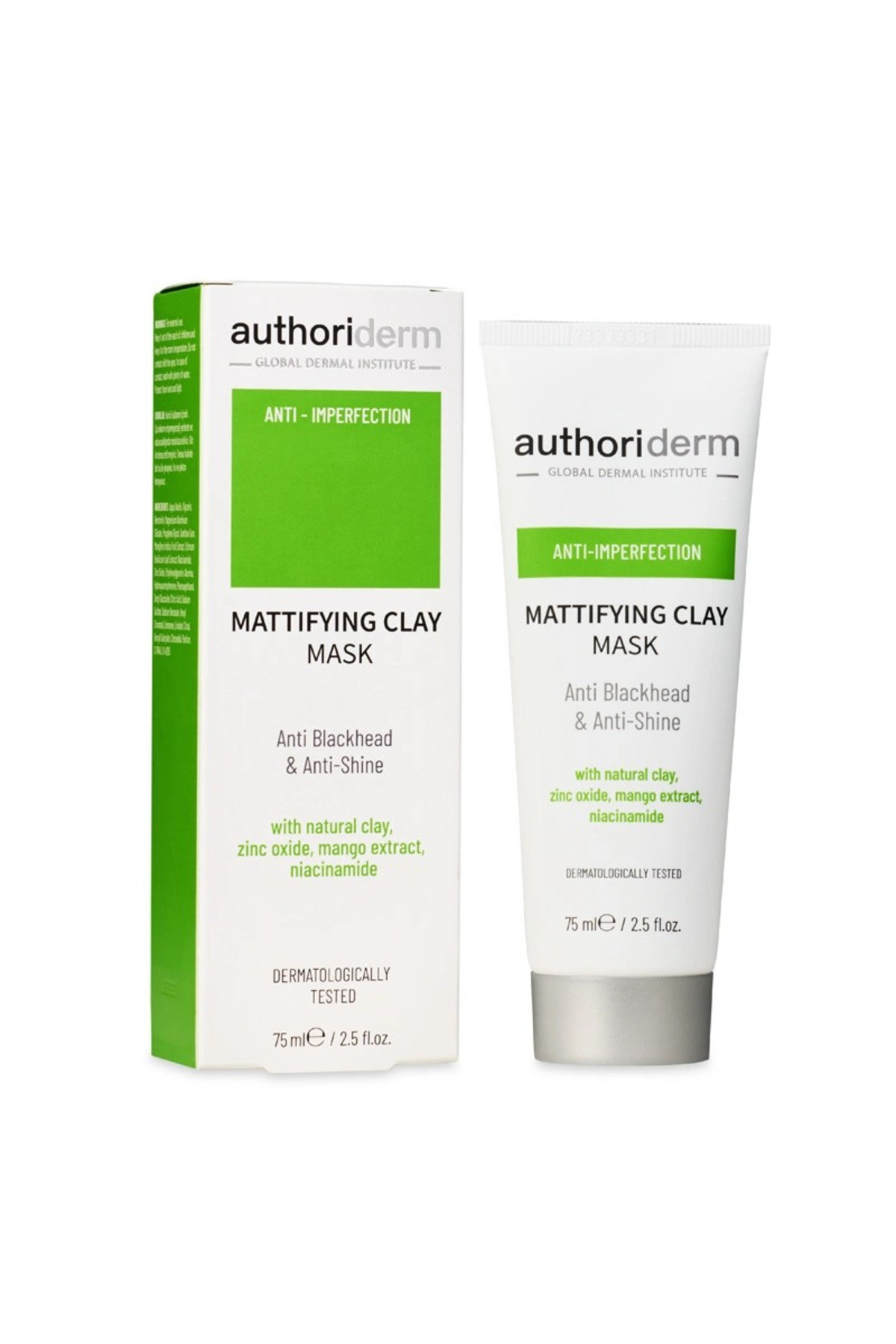 Authoriderm-قناع الطين للبشرة الدهنية والمختلطة 75 مل 3