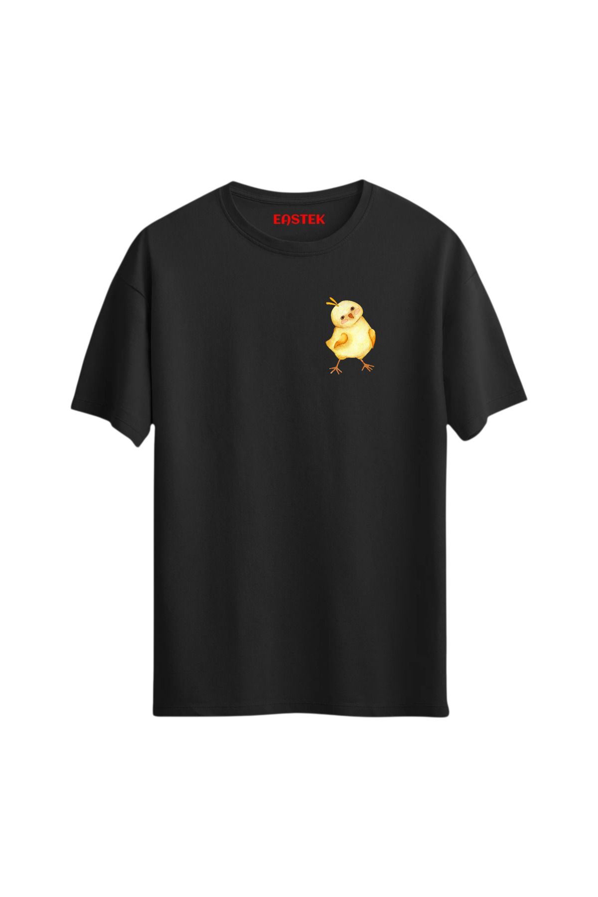 Eastek Yellow Chicken Baskılı Tasarım T-Shirt