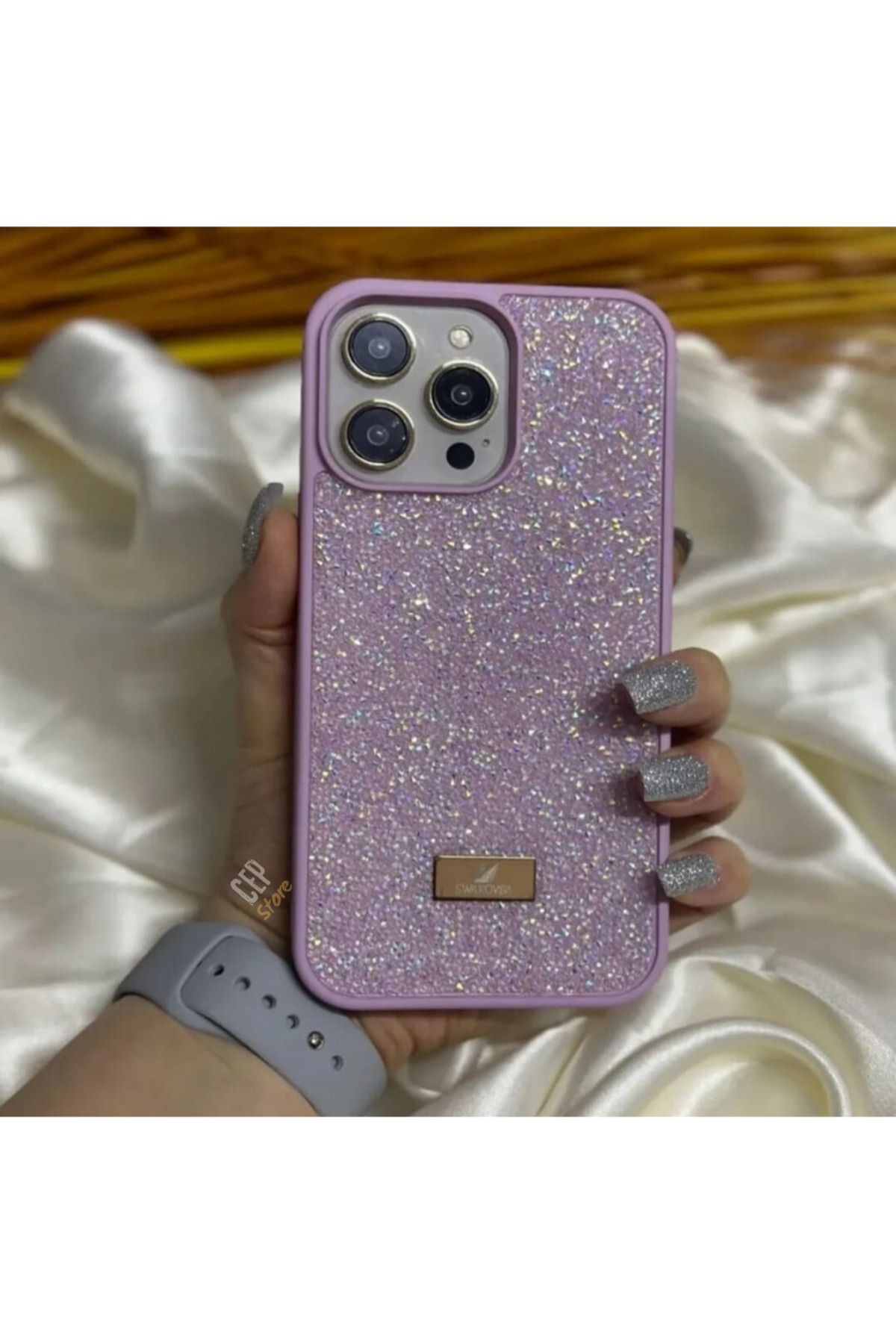 wucasee İphone ( 11 Pro ) Uyumlu Darbeye Dayanıklı Lüks Premium Kalite Taşlı Parıltılı Kılıf