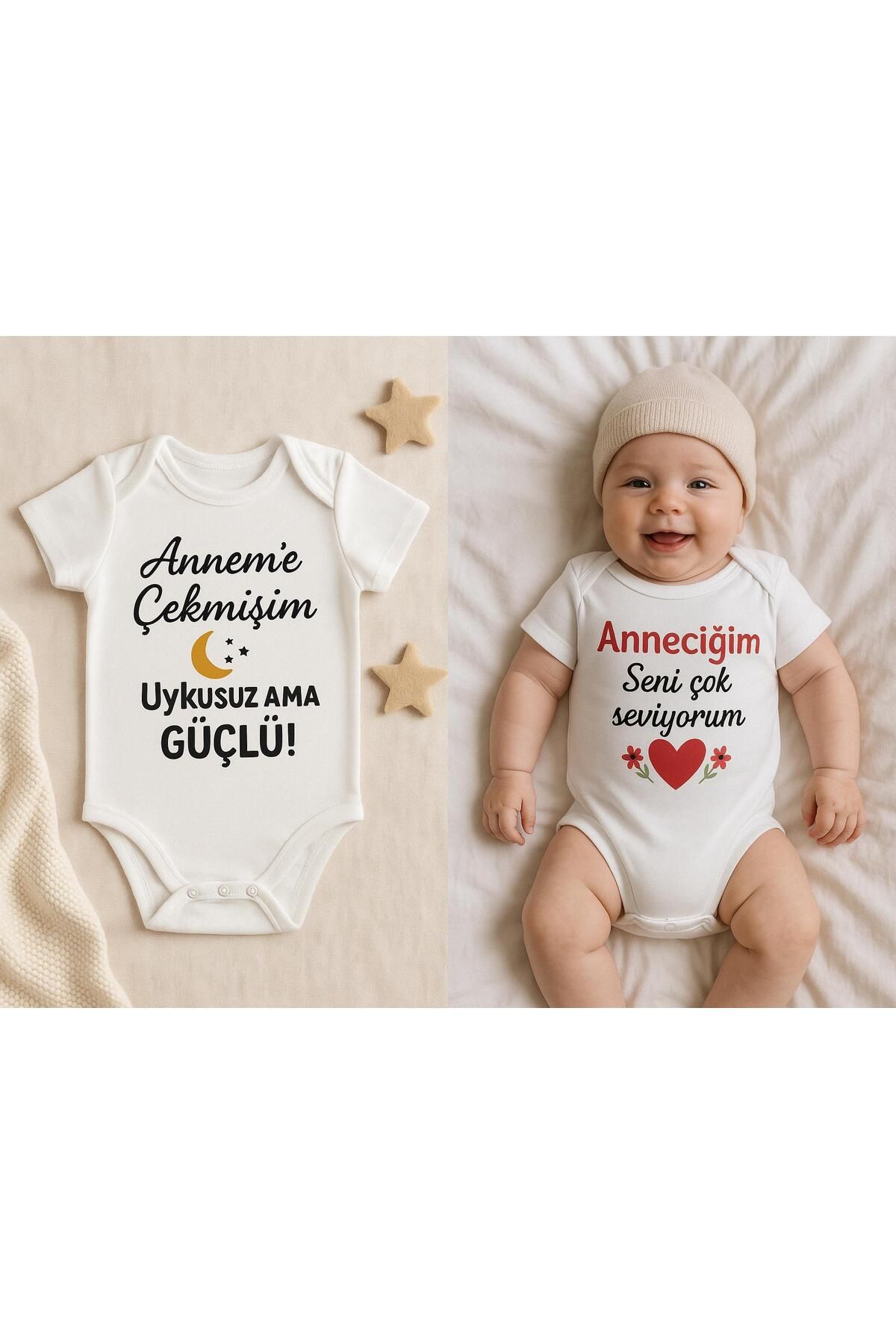 Outdoor One Organik %100 Pamuk Bebek Body Badi Zıbın ZBN520