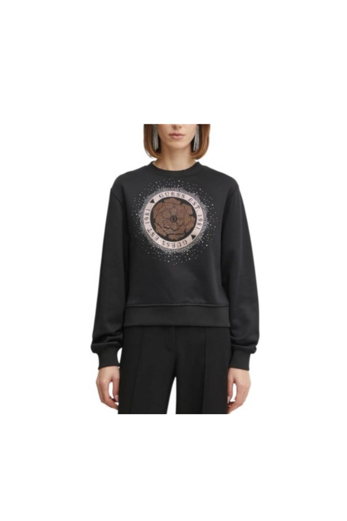 Guess CN PEONY LOGO FLEECE