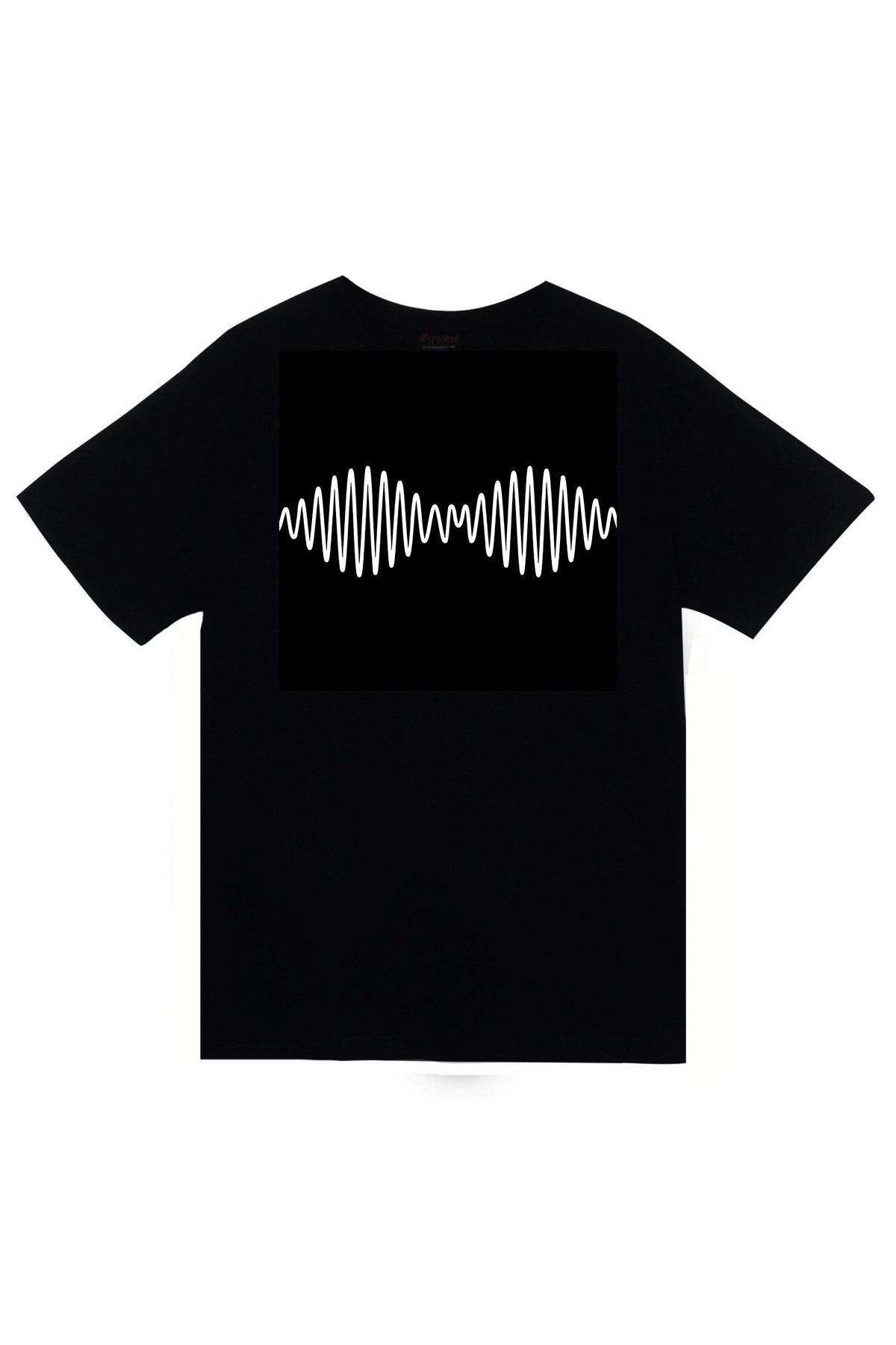 fame-stoned Arctic Monkeys Müzik Grubu No.1 Party Anthem Baskılı Unisex %100 Pamuk Siyah T-shirt