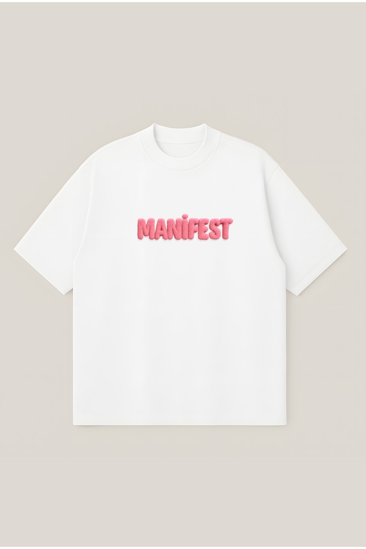 Moon Dancer Manifest Unisex Oversize Baskılı Boxy Fit Kalın Kumaşlı T-shirt