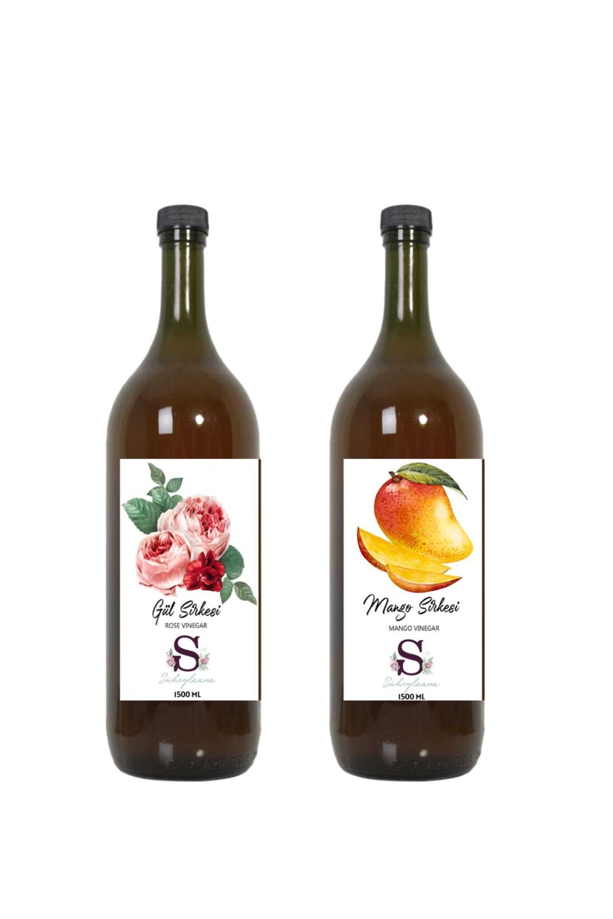 Süheylaana Doğal Gül Sirkesi 1500 Ml - Doğal Mango Sirkesi 1500 Ml