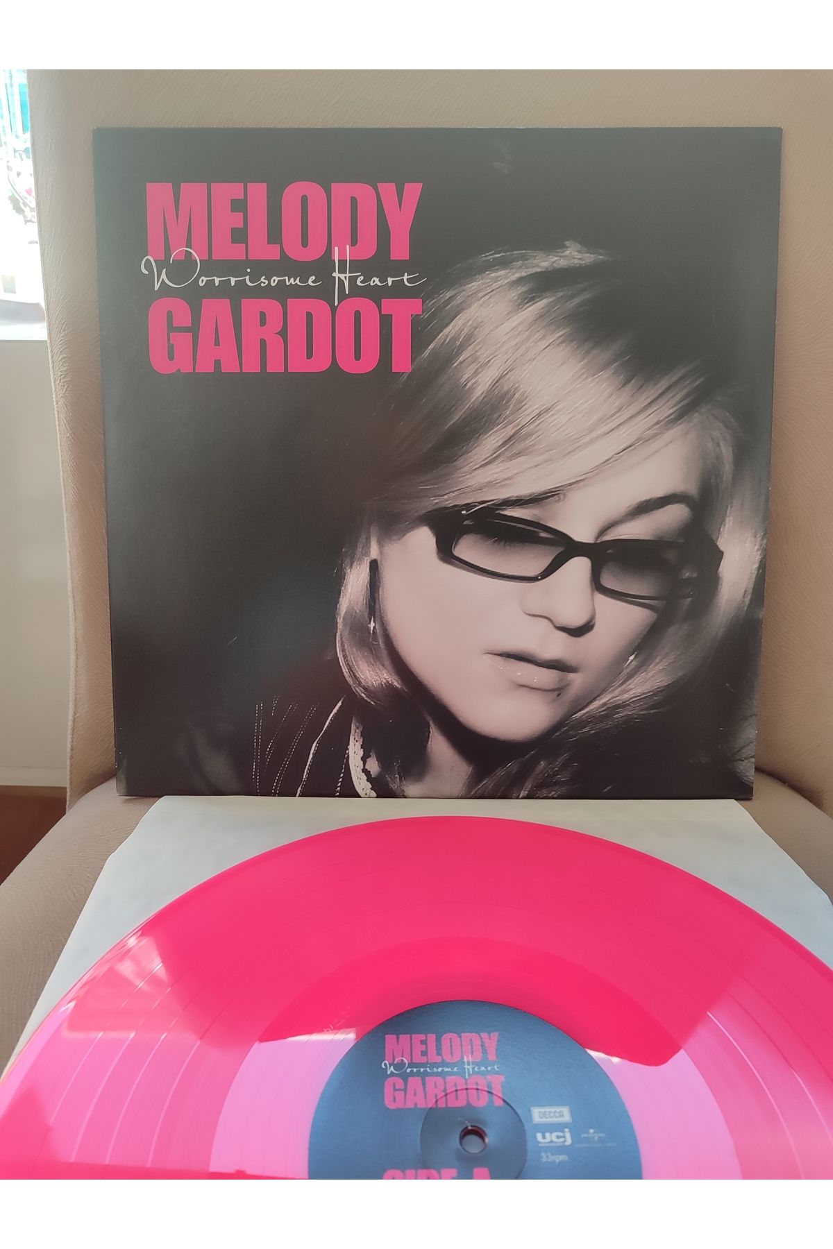 Plakperest MELODY GARDOT - Worrisome Heart - 2023 EU Basım - 33lük Plak - PEMBE