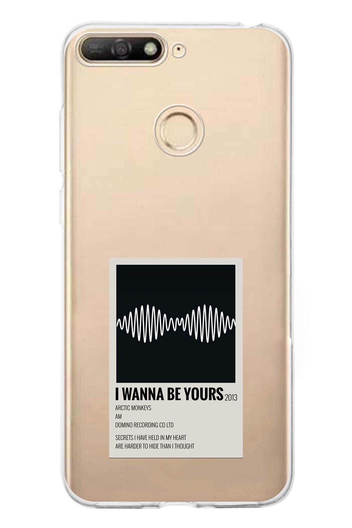 TechTree Huawei Y6 2018 - Honor 7A Uyumlu I Wanna Be Yours Şeffaf Silikon Kılıf