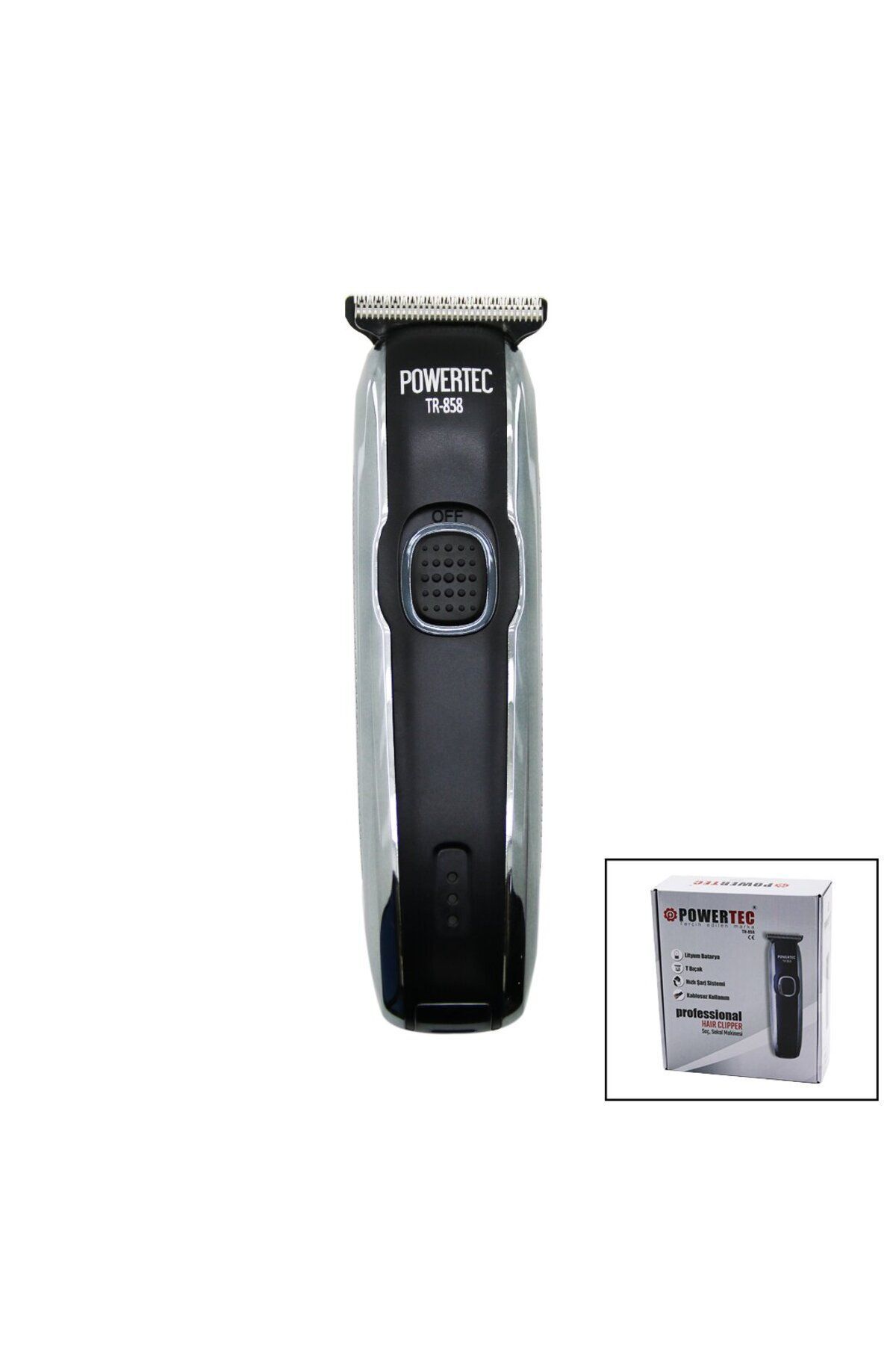 teknotrust SAÇ SAKAL ENSE ÇİZİM TRAŞ MAKİNESİ HIZLI USB ŞARJLI - ŞARJ GÖSTERGELİ - T - PRP2800-7970