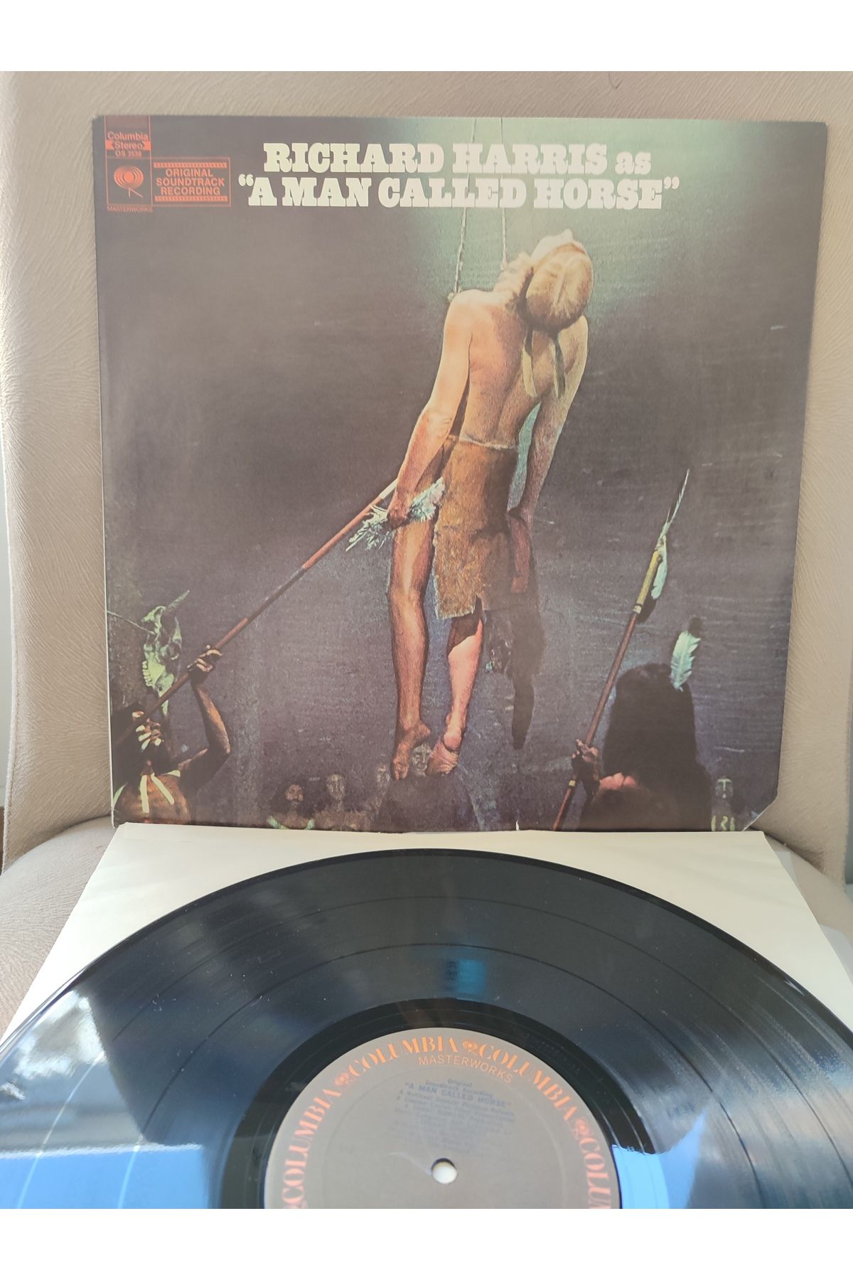 Plakperest A MAN CALLED A HORSE - Leonard Rosenman - 1970 USA Basım - 33lük Soundtrack LP Plak 2.el