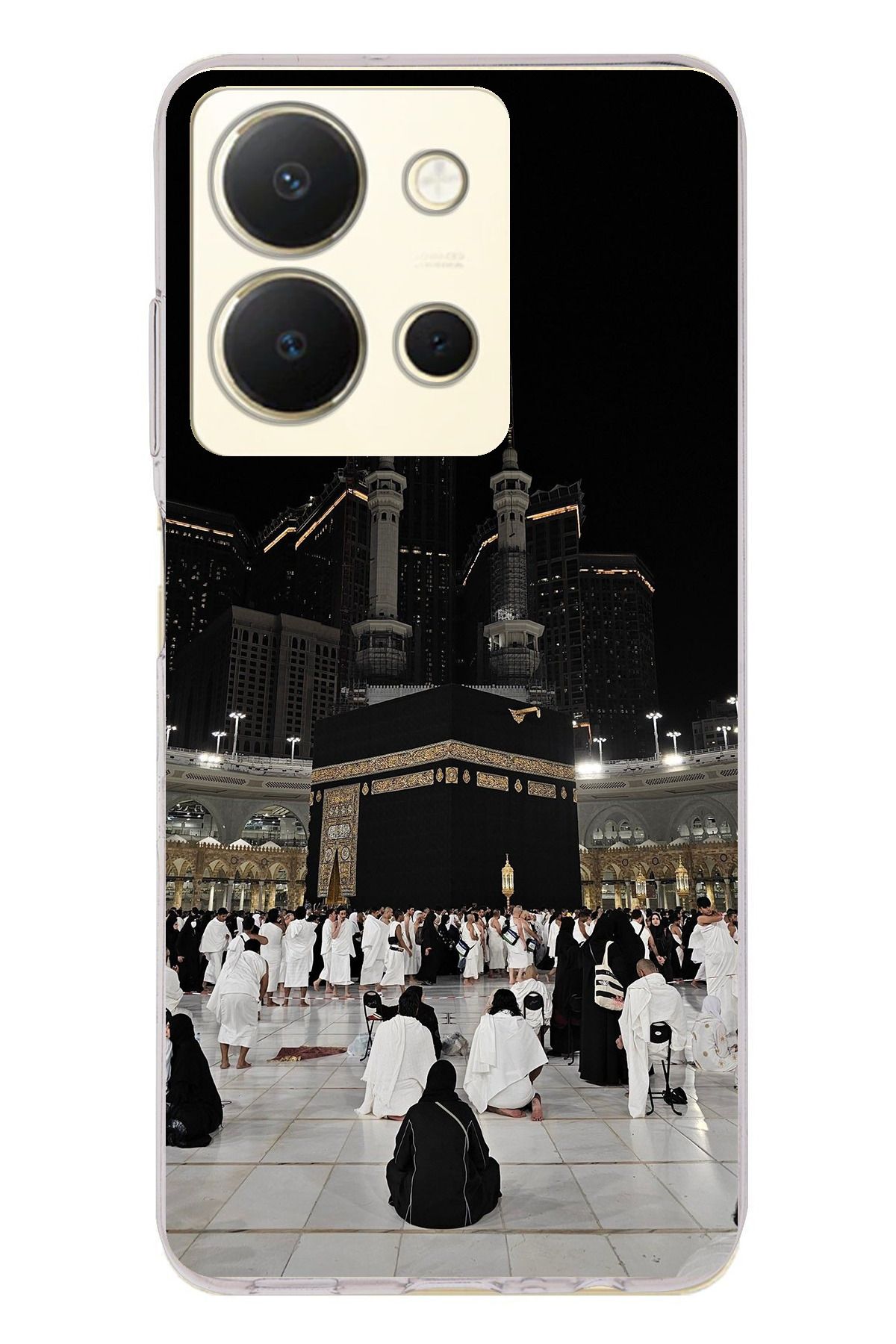 TechTree Vivo Y36 Uyumlu Kabe Umre Şeffaf Silikon Kılıf