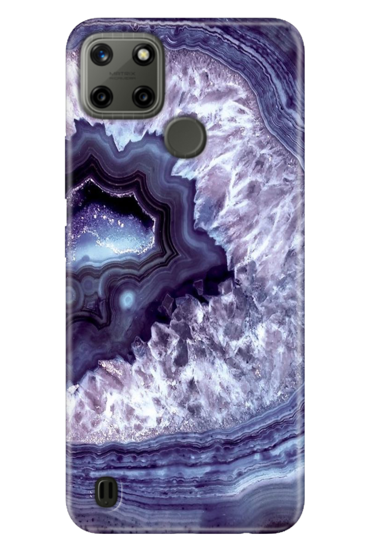 Realme C21Y - Realme C25Y Sheath Colorful TPU UV Printed Patterned Silicone Diamond