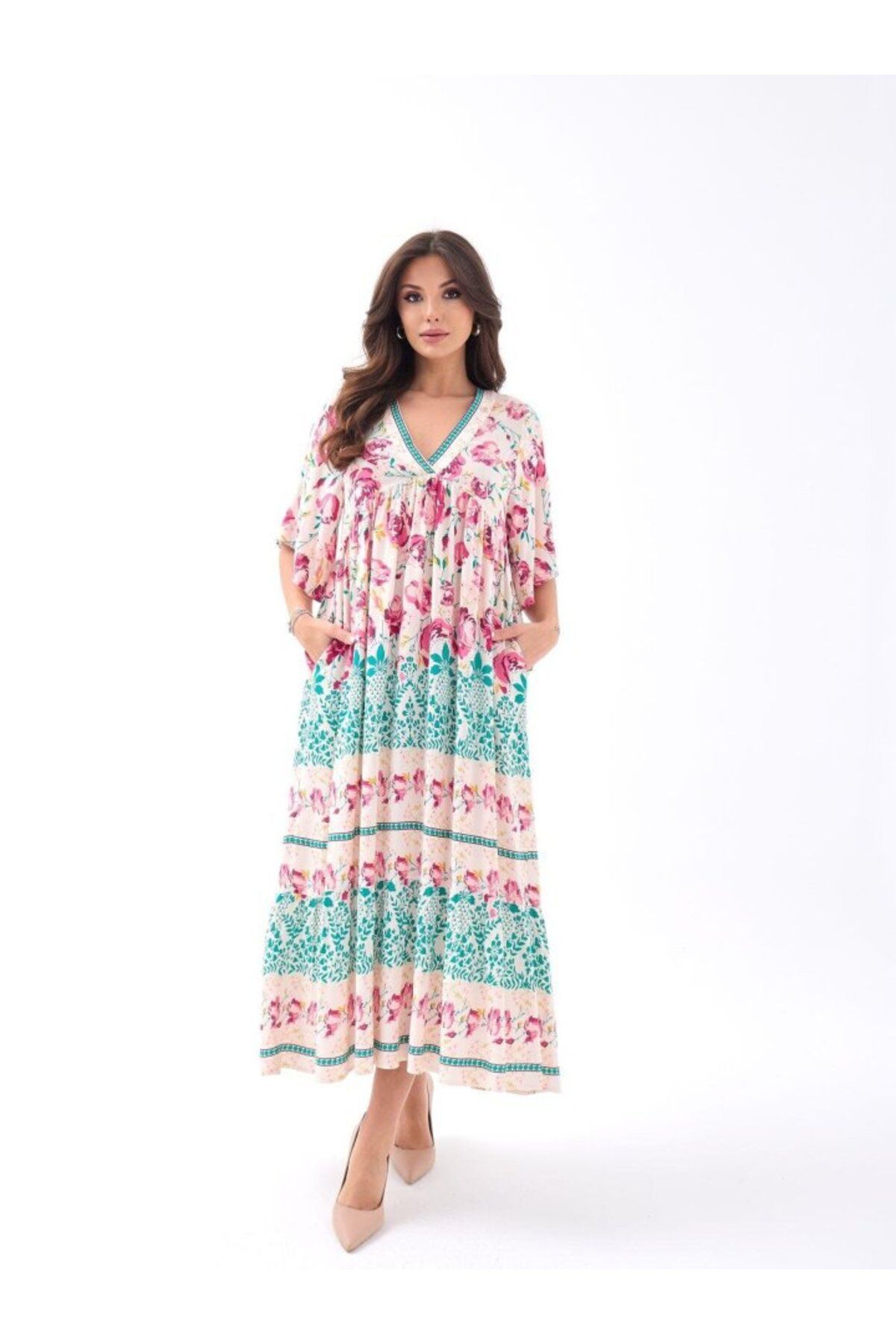 ARUZ MODA 5832 ELBİSE-ROSTOCK