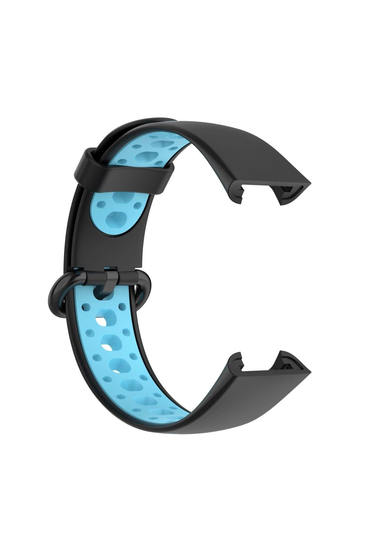 NewFace Xiaomi Redmi Watch 2 Spor Delikli Kordon - Siyah-Kırmızı GLSTD