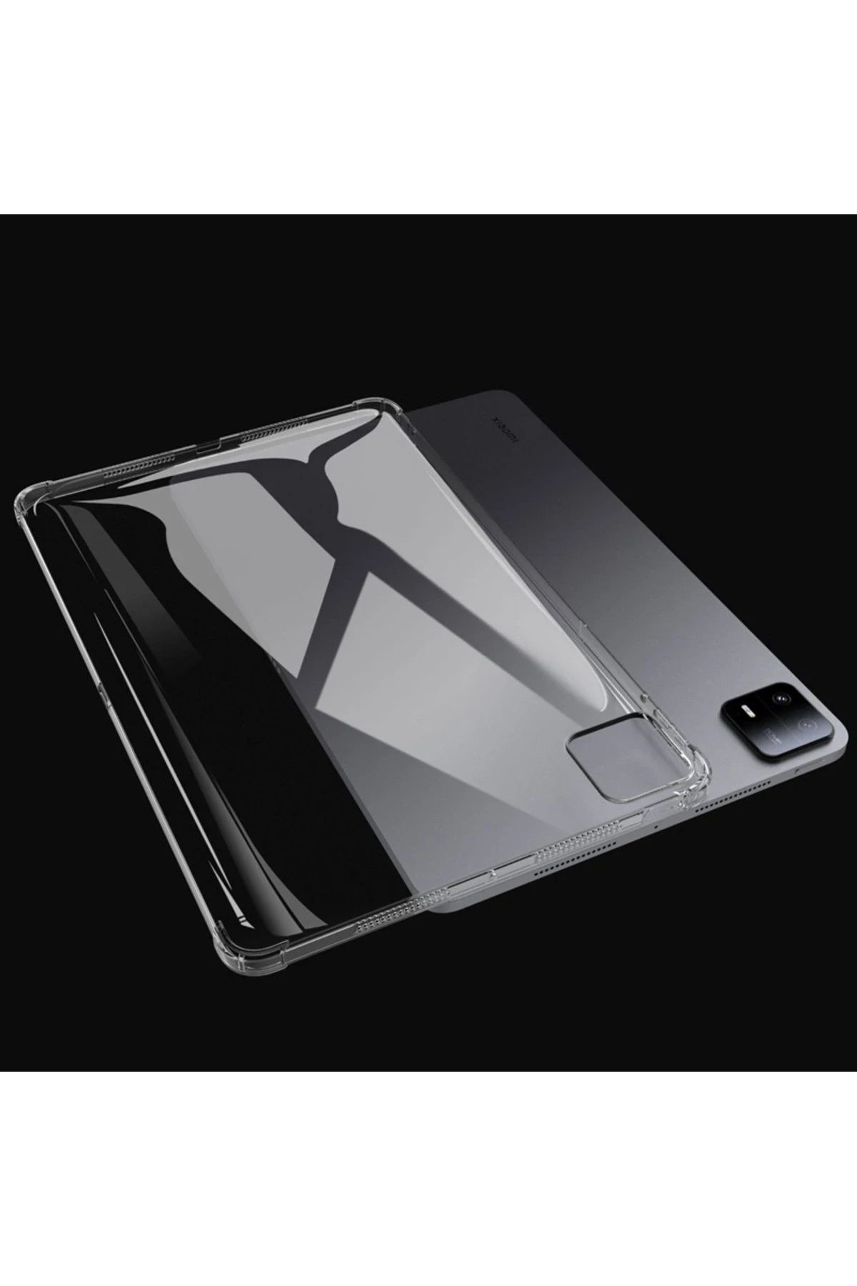 NewFace Xiaomi Pad 6 Kılıf Anti Şeffaf Tablet Silikon - Şeffaf MRAYD