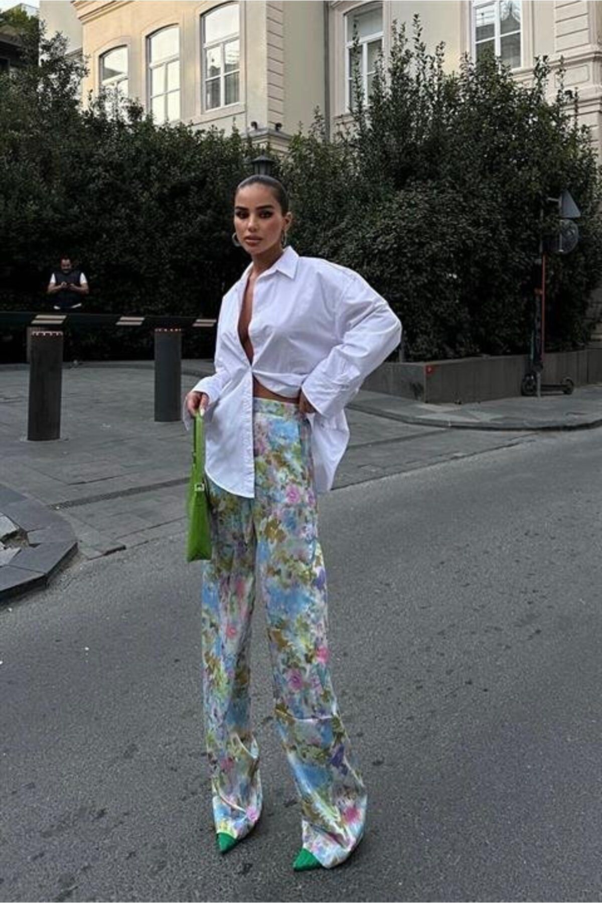 ARUZ MODA Mirian Sırt Dekolteli Gömlek 3228-08