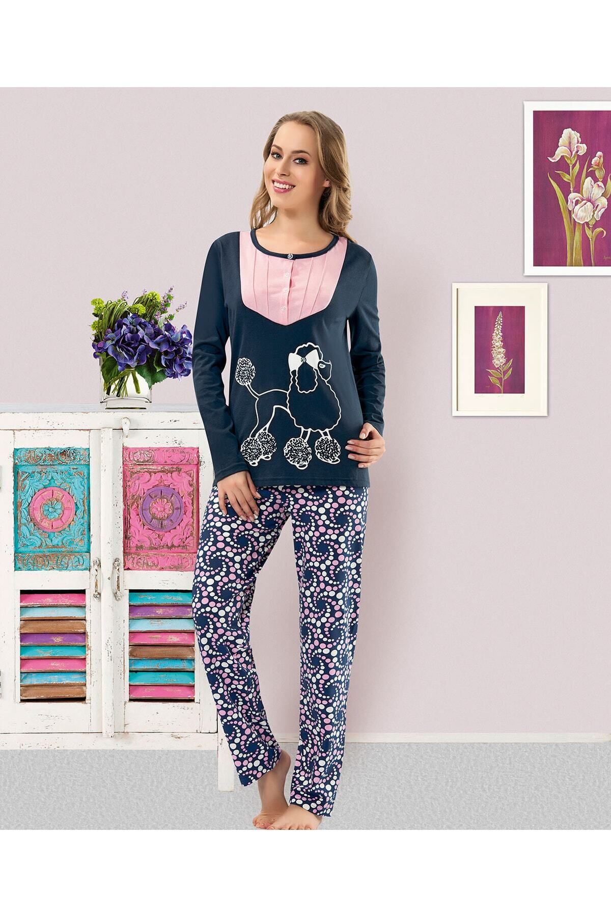 inkasole Baskılı Kadın Pijama Takım 814