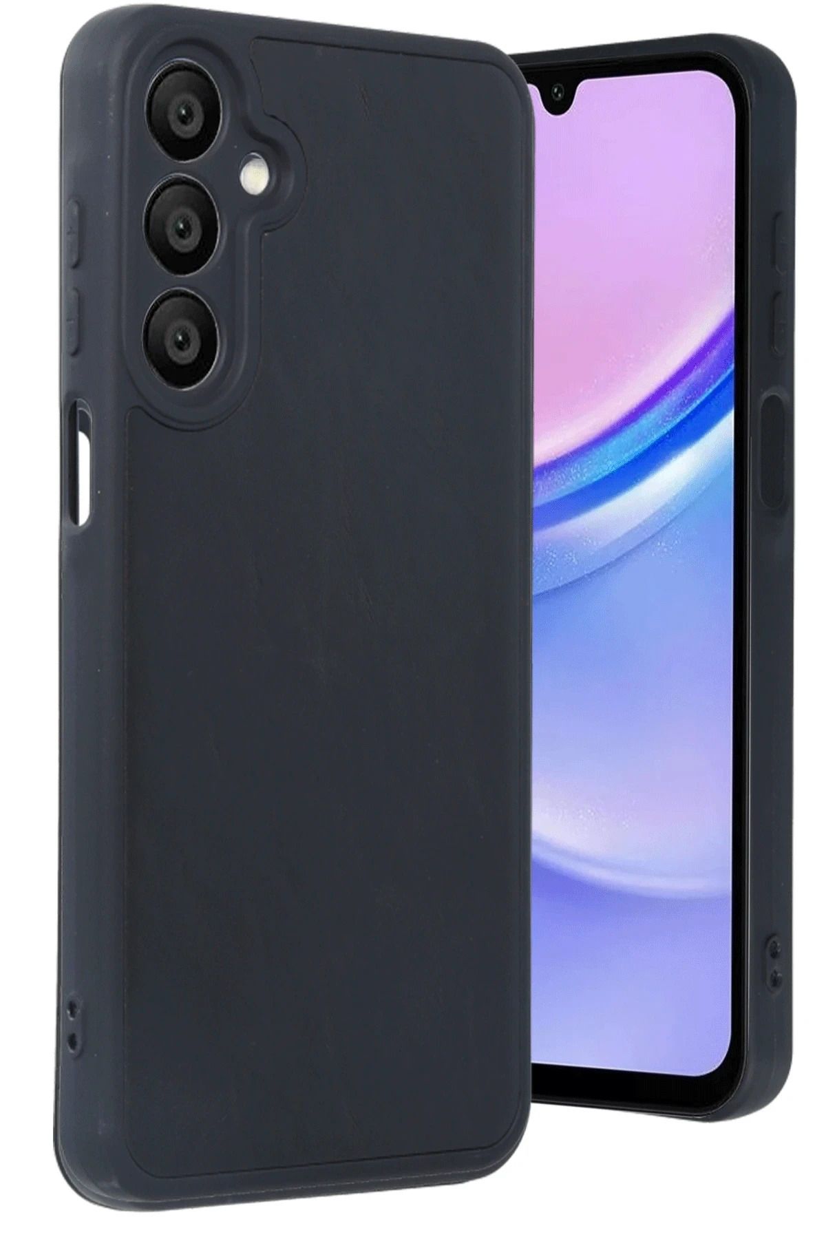 NewFace Samsung Galaxy A16 5G Kılıf Aras Deri Kapak - Siyah SVLRS
