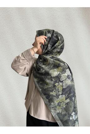 NEOMOON Yeşil Çift Taraflı Soft Şal