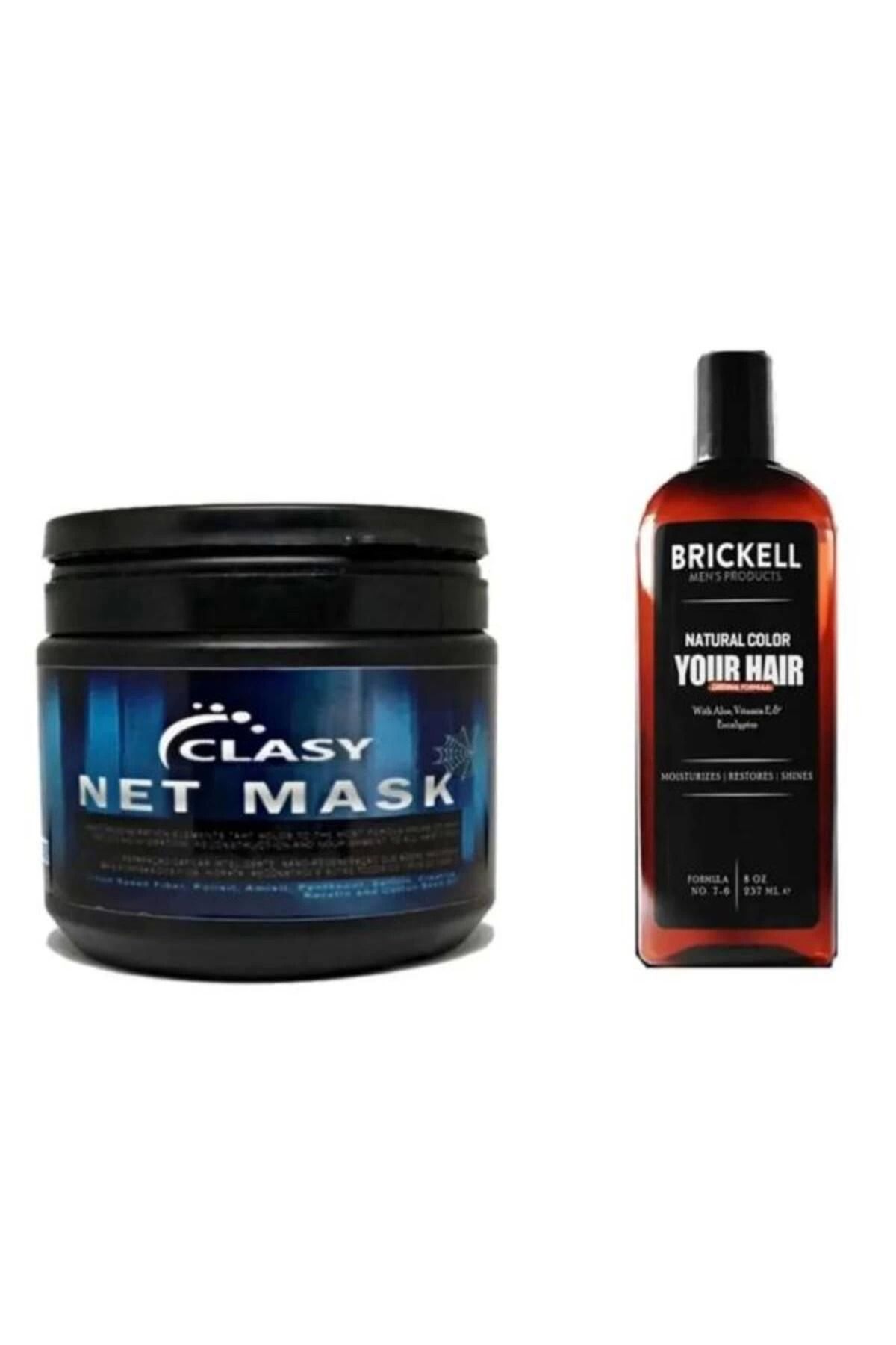 hayalimsah Clasy Net Mask Dolgun ve Hacimli Saçlara Bakım Maskesi 450 ml ile Beyazlık Giderici Şampuan 237 ml