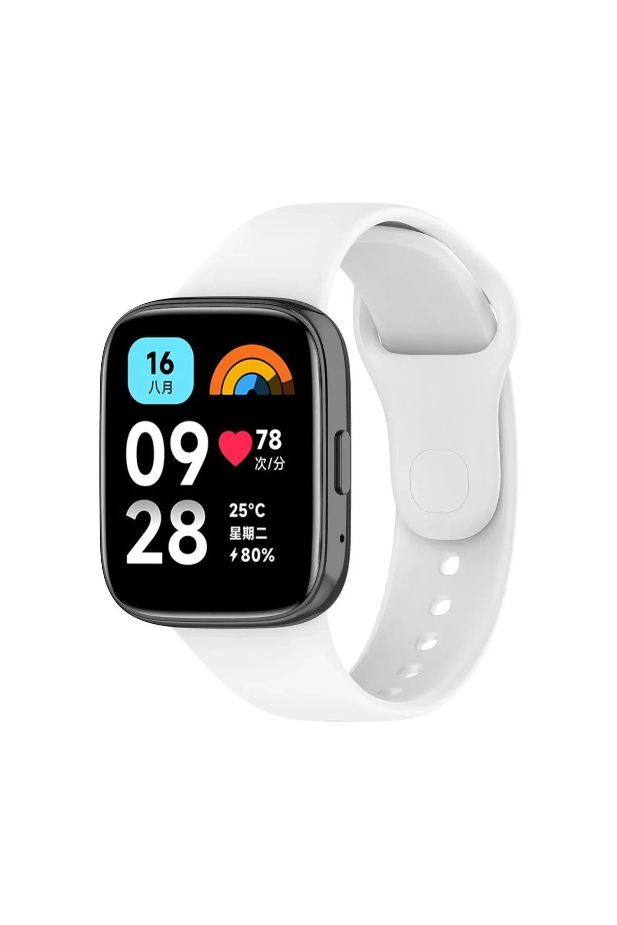 NewFace Xiaomi Redmi Watch 3 Active Klasik Kordon - Beyaz MRAYD