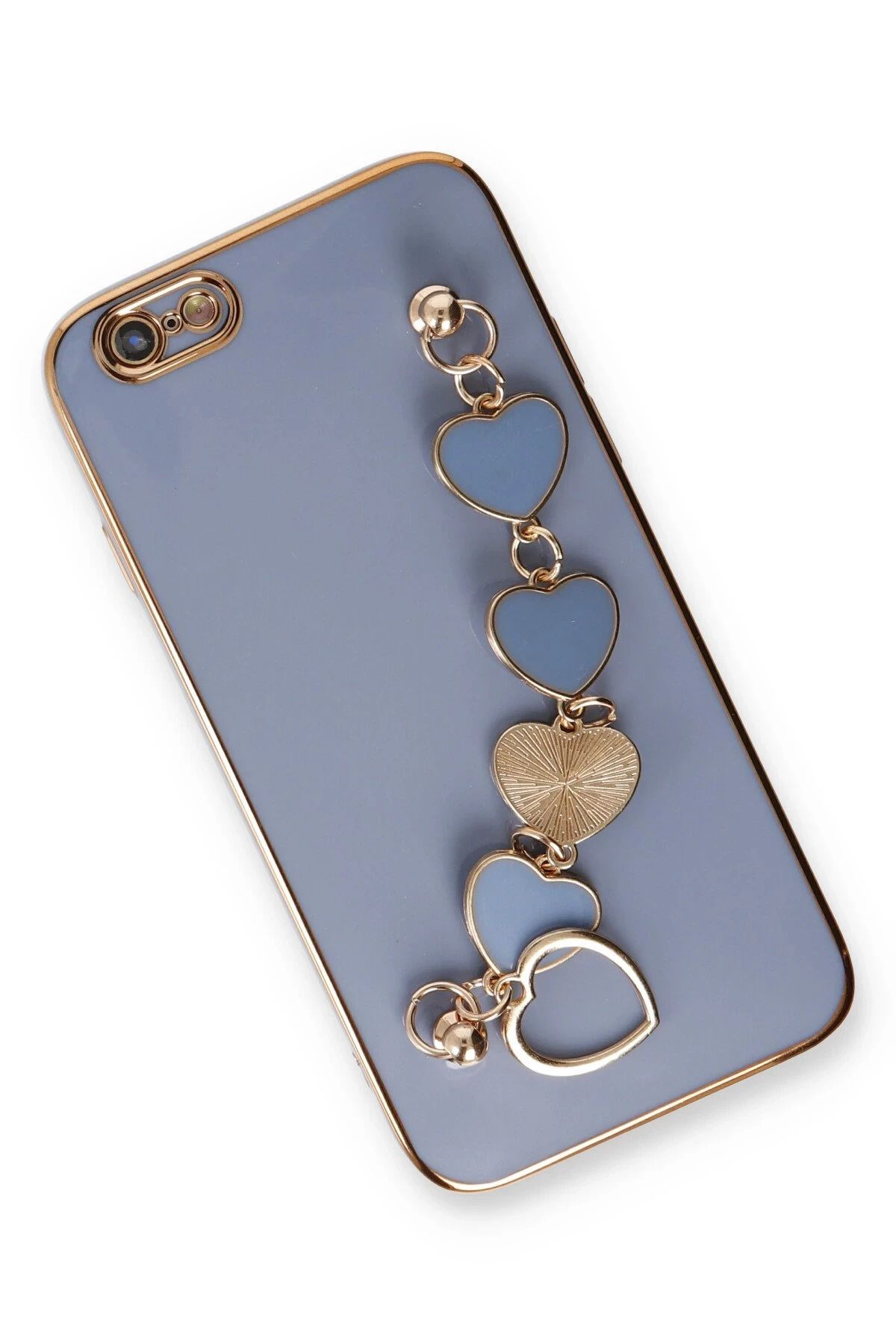 NewFace iPhone 6 Uyumlu Kılıf Esila Silikon - Gri SVLRS