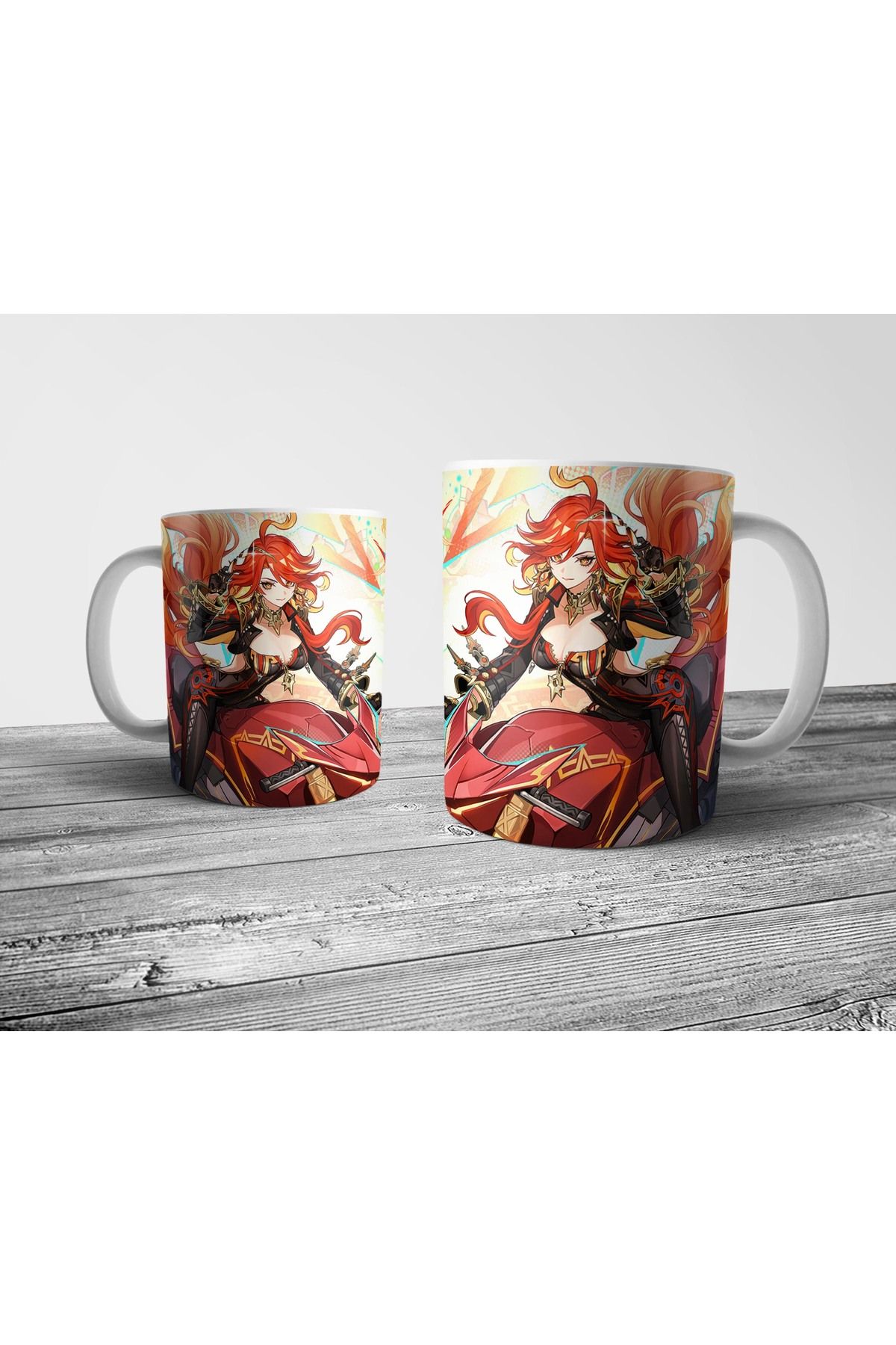 Pixxa Mavuika - Genshin Impact Kupa Bardak Model 1