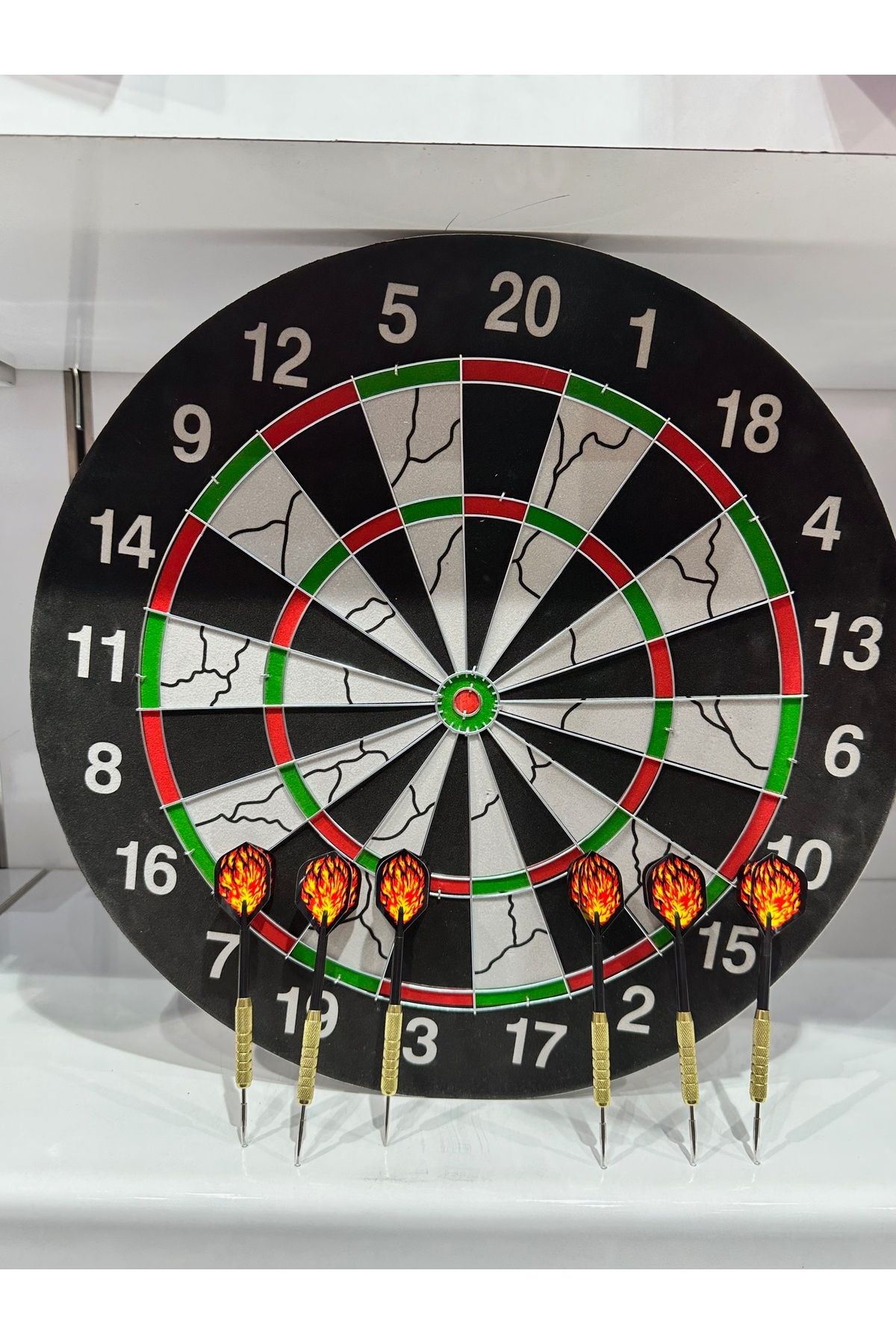YVZ Yüksek Kalite Profesyonel BÜYÜK Boy Dart Seti Mega Dart Tahtası 18inch Hedef Tahtası ÖZEL YAPIM 6 OK