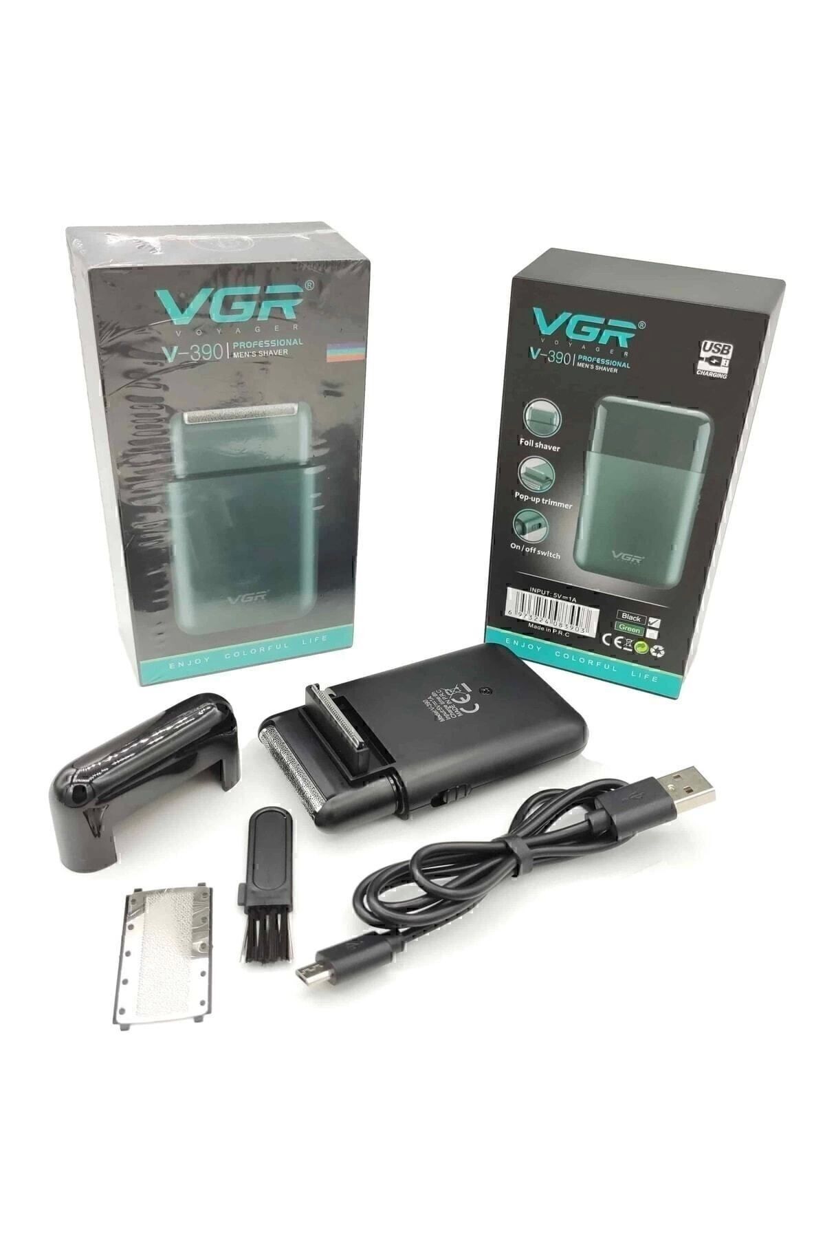 teknotrust V-390 Sakal-vücut Sıfır Sakal Yanak Şarjlı Islak Ve Kuru Tıraş Makinesi - PRP4189-8445
