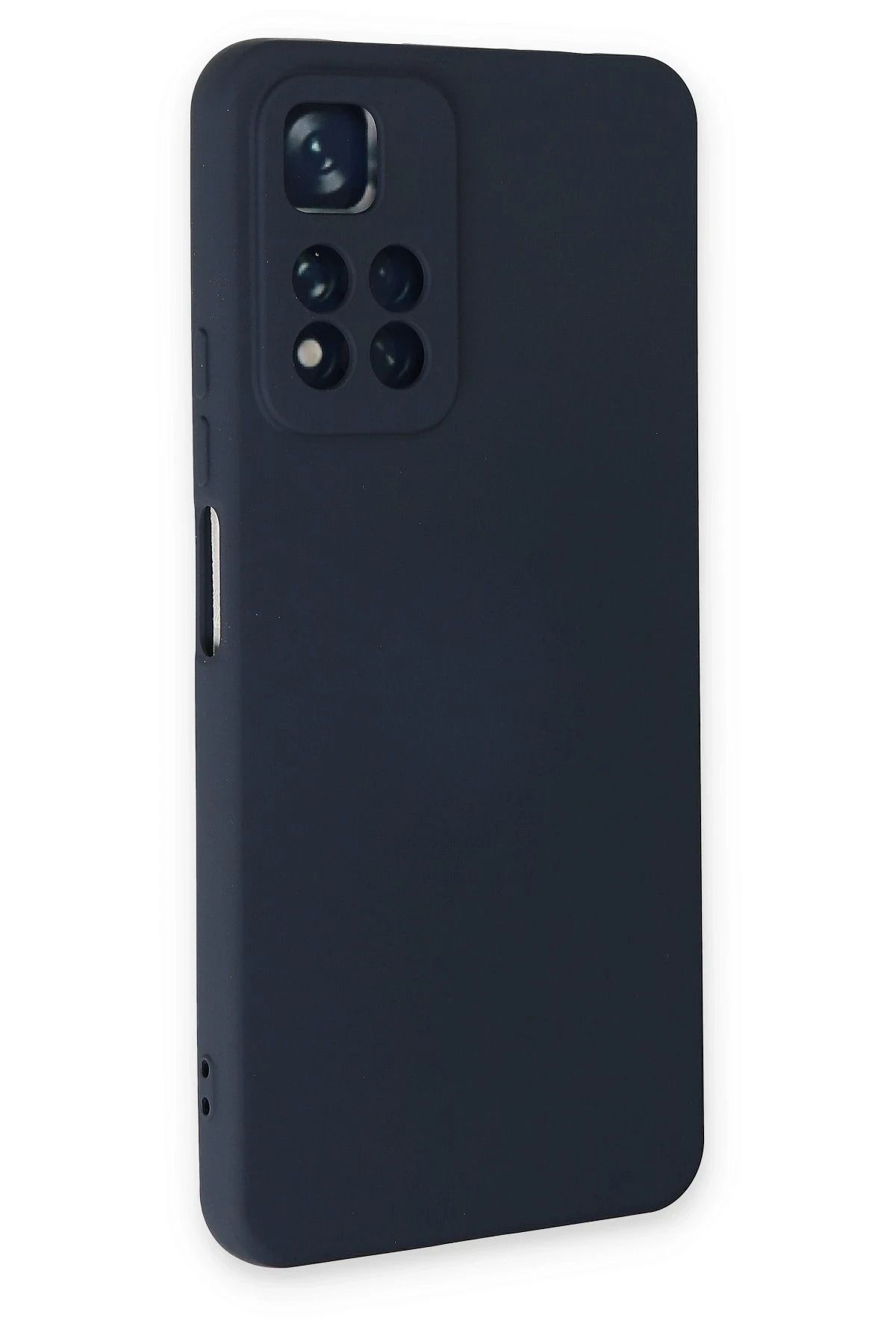 NewFace Xiaomi Redmi Note 11 Pro Plus 5G Uyumlu Kılıf Nano içi Kadife Silikon - Lacivert GLSTD