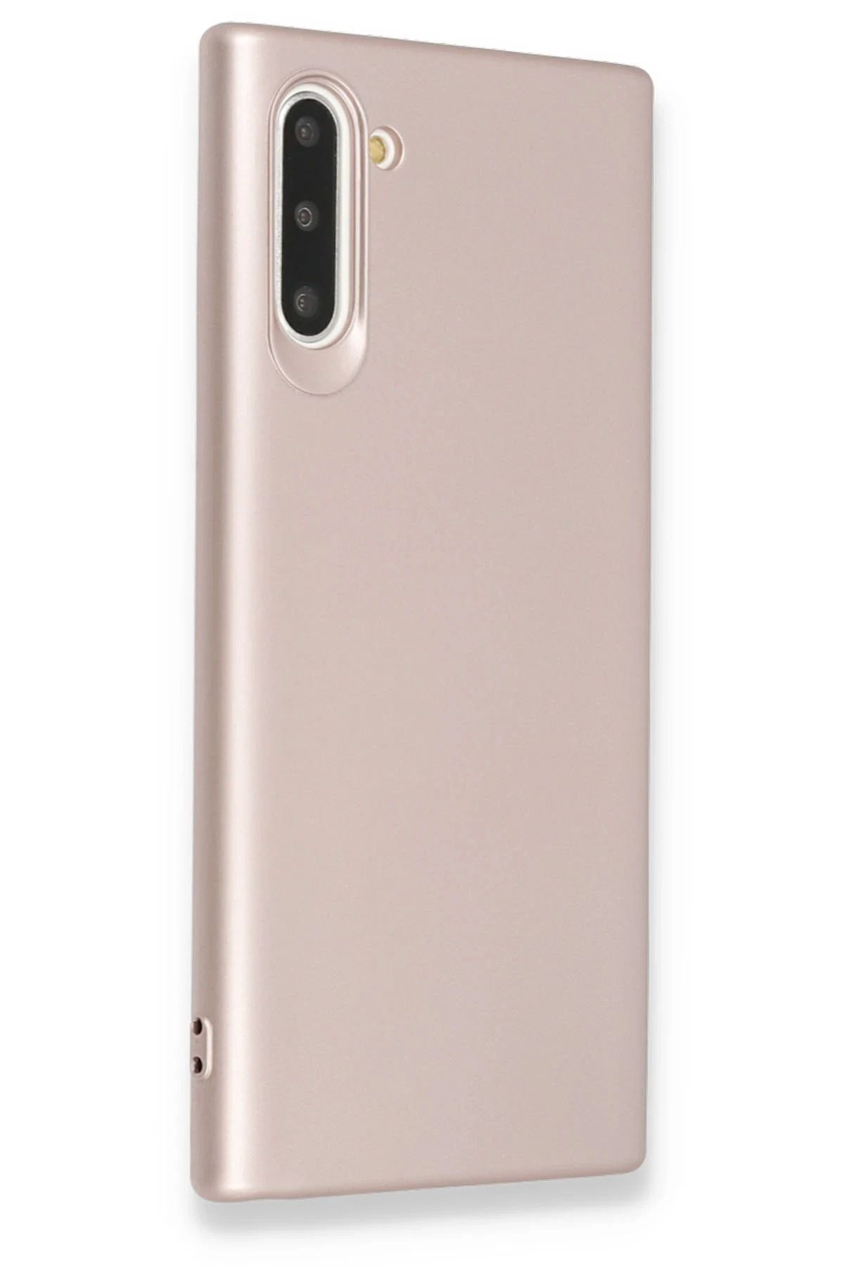 NewFace Samsung Galaxy Note 10 Kılıf First Silikon - Rose Gold NRMSA