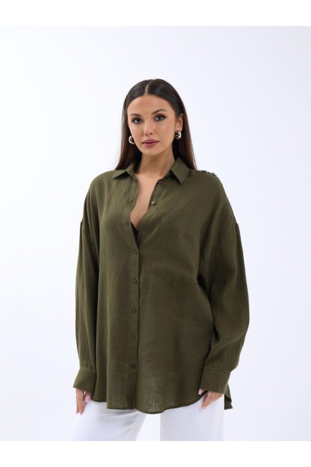 ARUZ MODA 7399 GÖMLEK-HAKİ